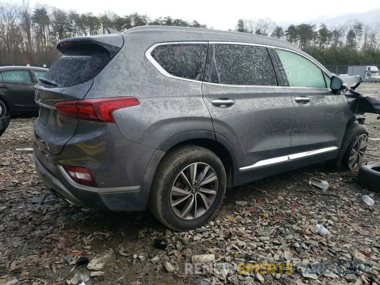 3 fotografías del automóvil dañado 5NMS53AD5KH003380 HYUNDAI SANTA FE 2019