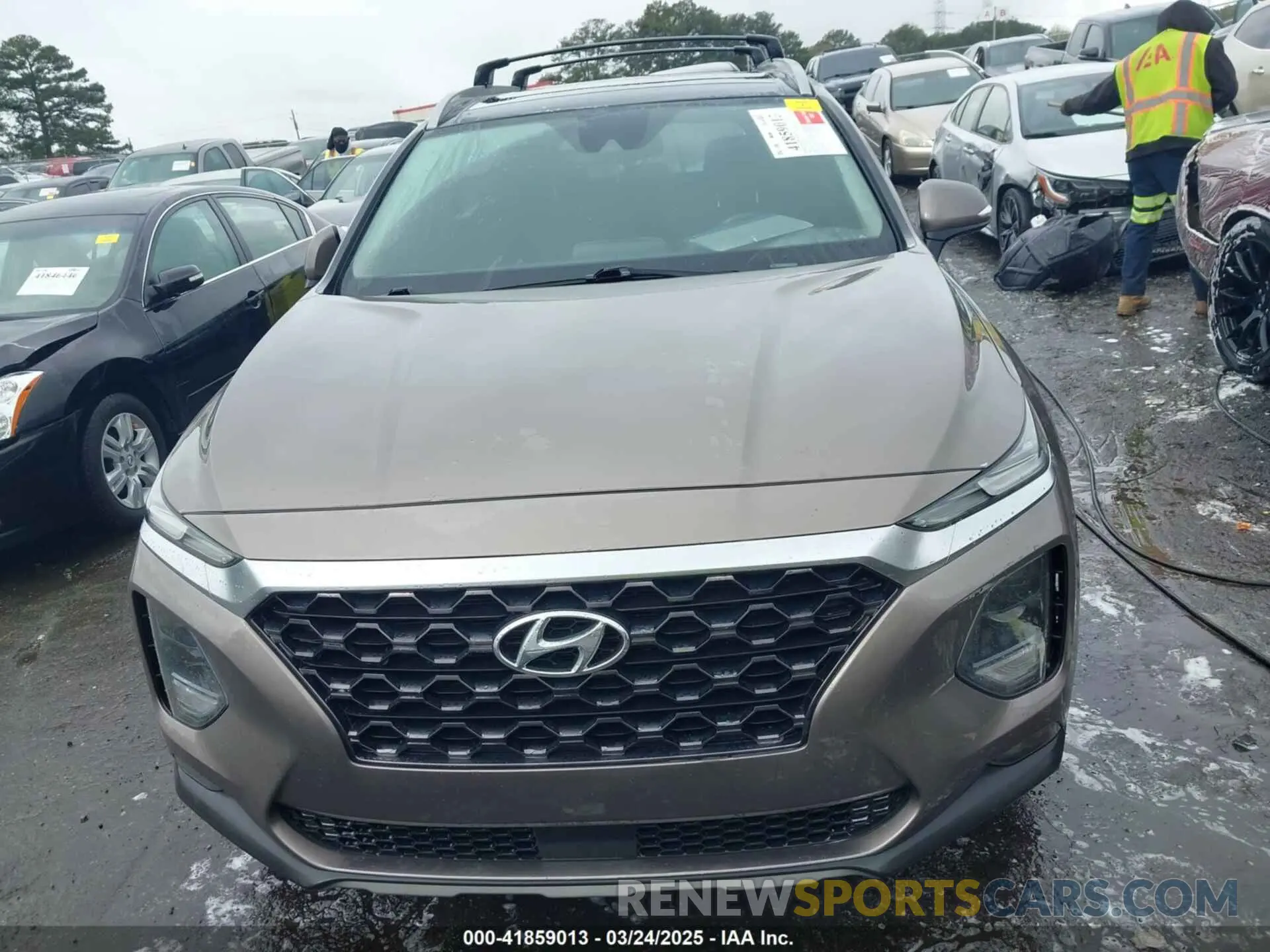 12 fotografías del automóvil dañado 5NMS53AD6KH003873 HYUNDAI SANTA FE 2019