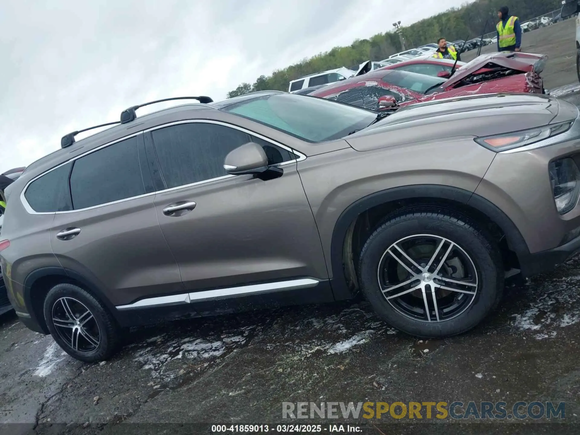 13 fotografías del automóvil dañado 5NMS53AD6KH003873 HYUNDAI SANTA FE 2019
