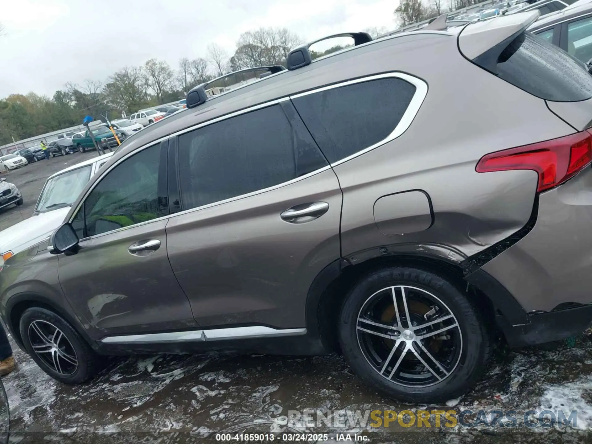 14 fotografías del automóvil dañado 5NMS53AD6KH003873 HYUNDAI SANTA FE 2019