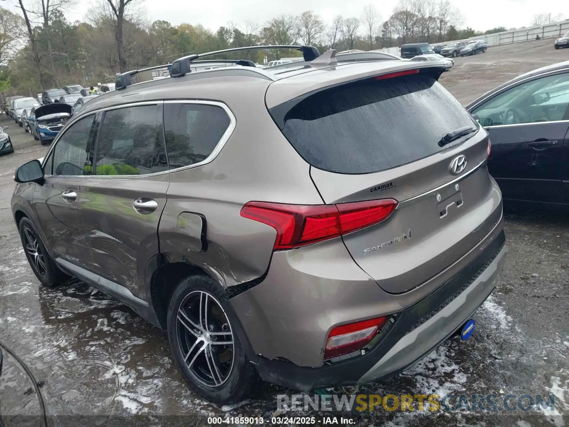 6 fotografías del automóvil dañado 5NMS53AD6KH003873 HYUNDAI SANTA FE 2019