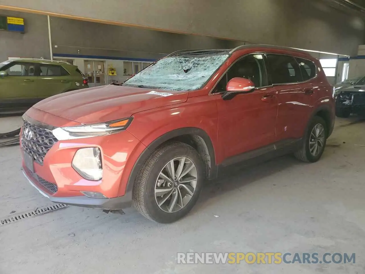 1 fotografías del automóvil dañado 5NMS53AD8KH039533 HYUNDAI SANTA FE 2019