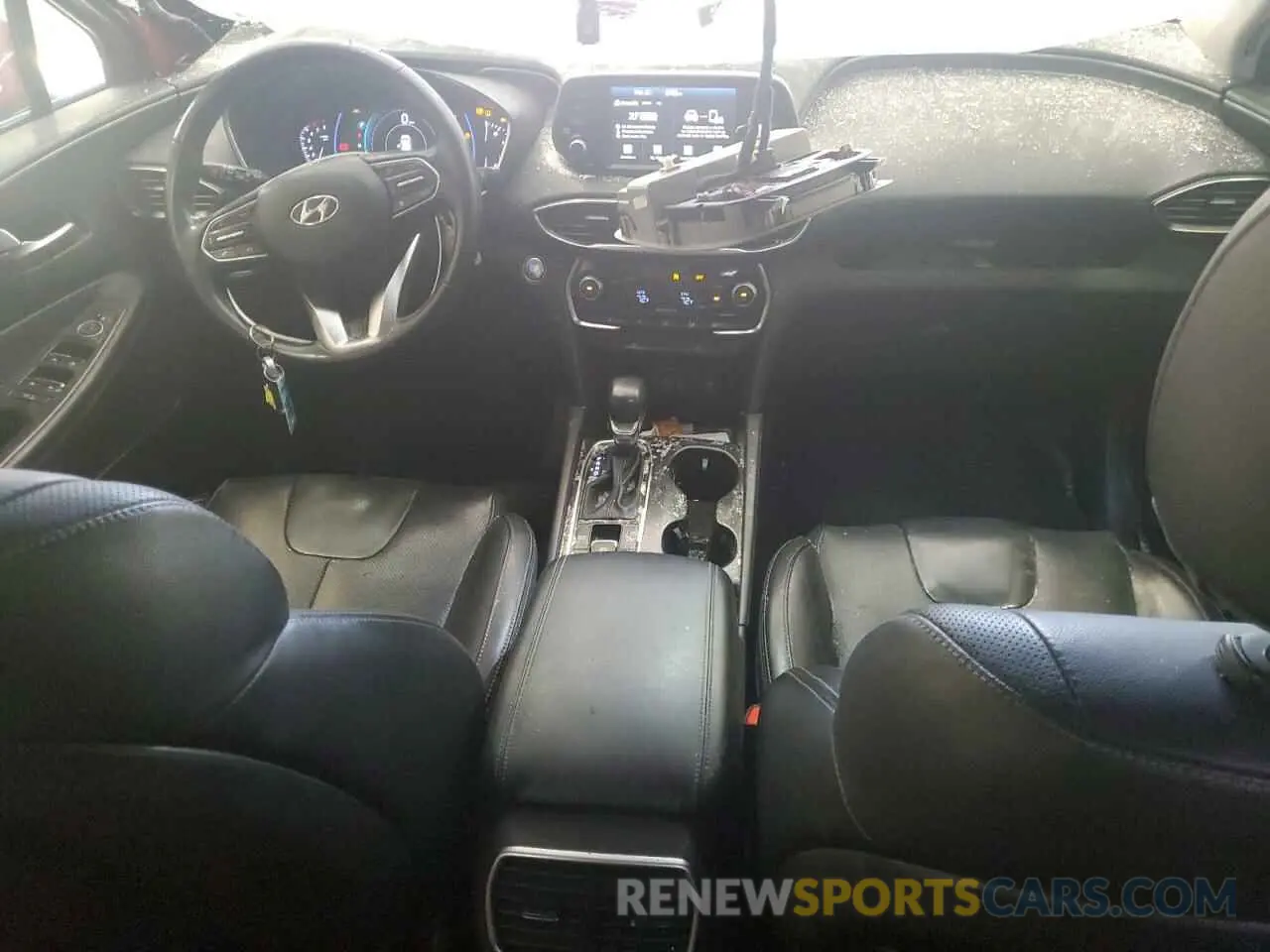 8 fotografías del automóvil dañado 5NMS53AD8KH039533 HYUNDAI SANTA FE 2019