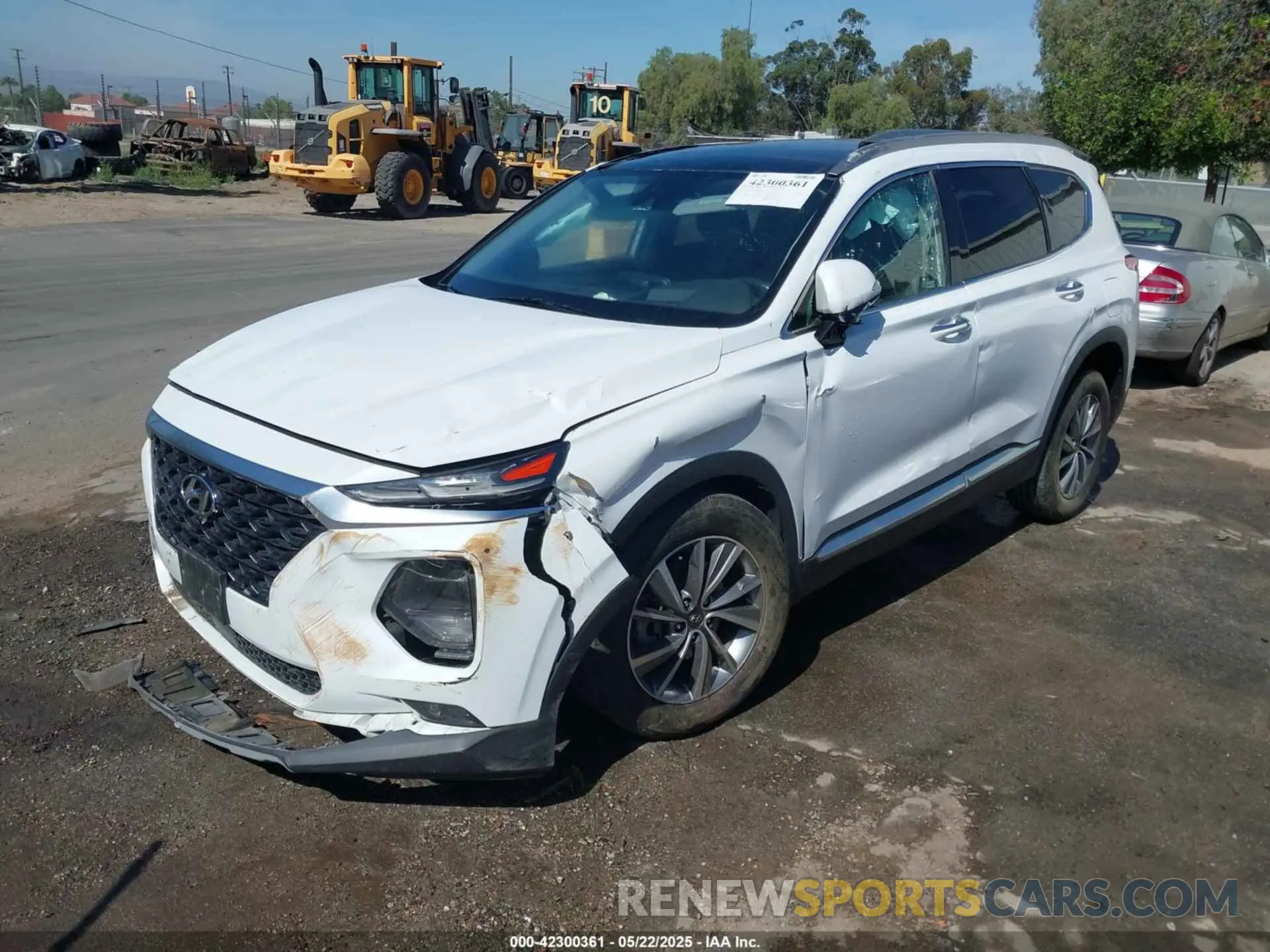 2 fotografías del automóvil dañado 5NMS53AD8KH051231 HYUNDAI SANTA FE 2019
