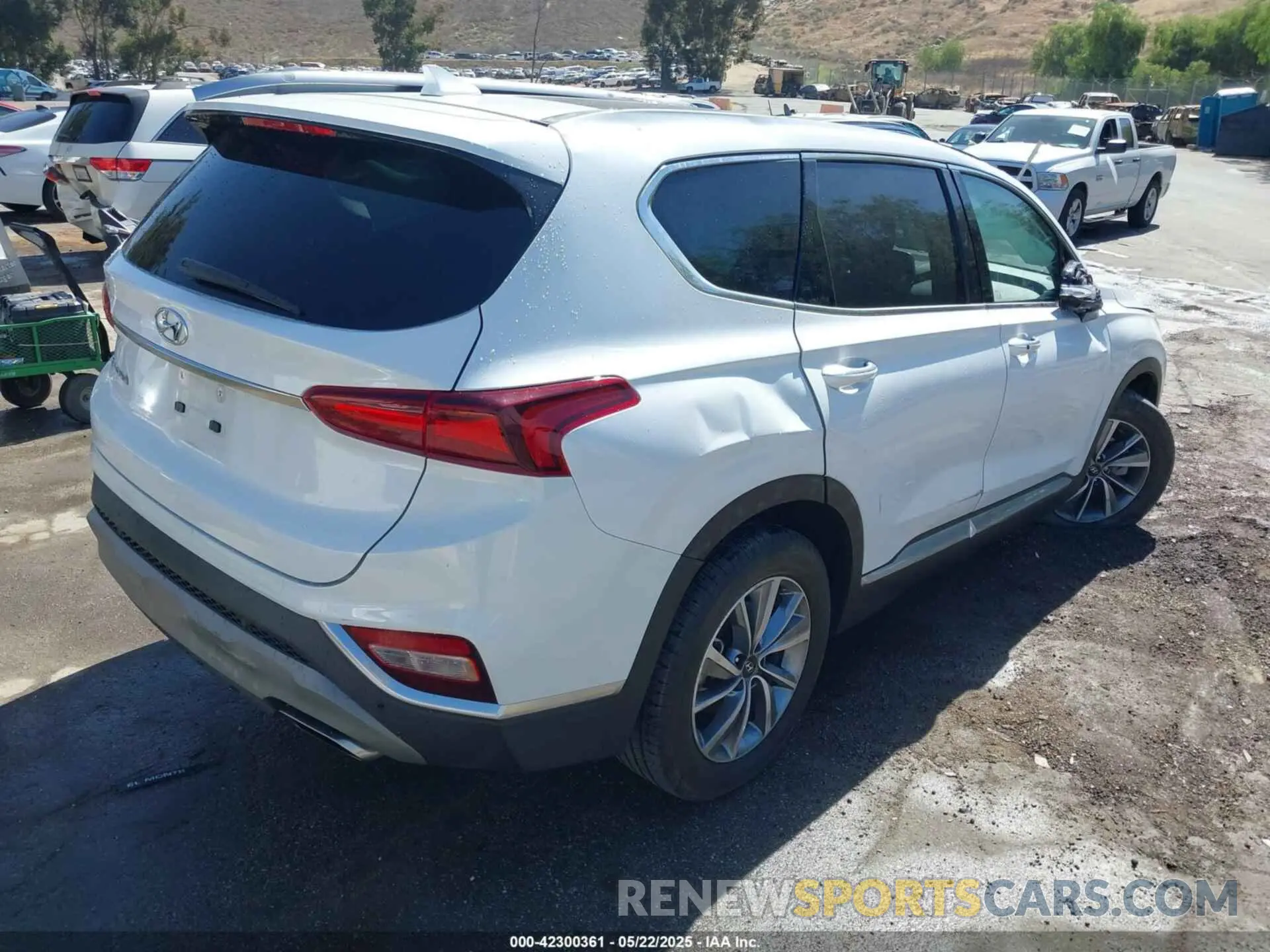 4 fotografías del automóvil dañado 5NMS53AD8KH051231 HYUNDAI SANTA FE 2019
