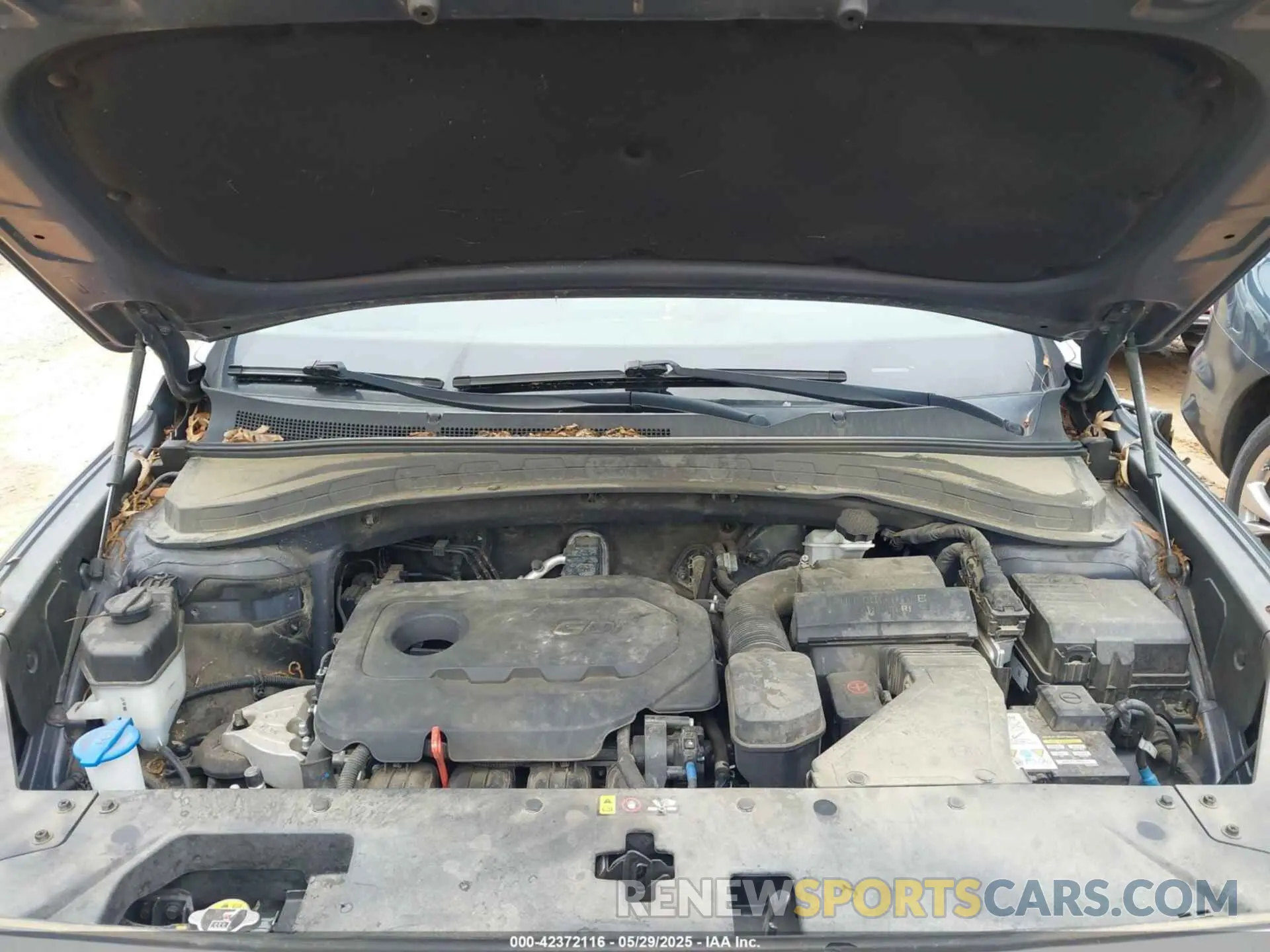 10 fotografías del automóvil dañado 5NMS53AD9KH001597 HYUNDAI SANTA FE 2019