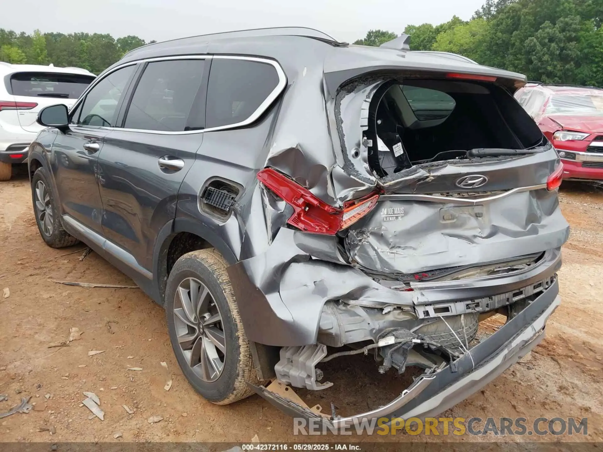 3 fotografías del automóvil dañado 5NMS53AD9KH001597 HYUNDAI SANTA FE 2019