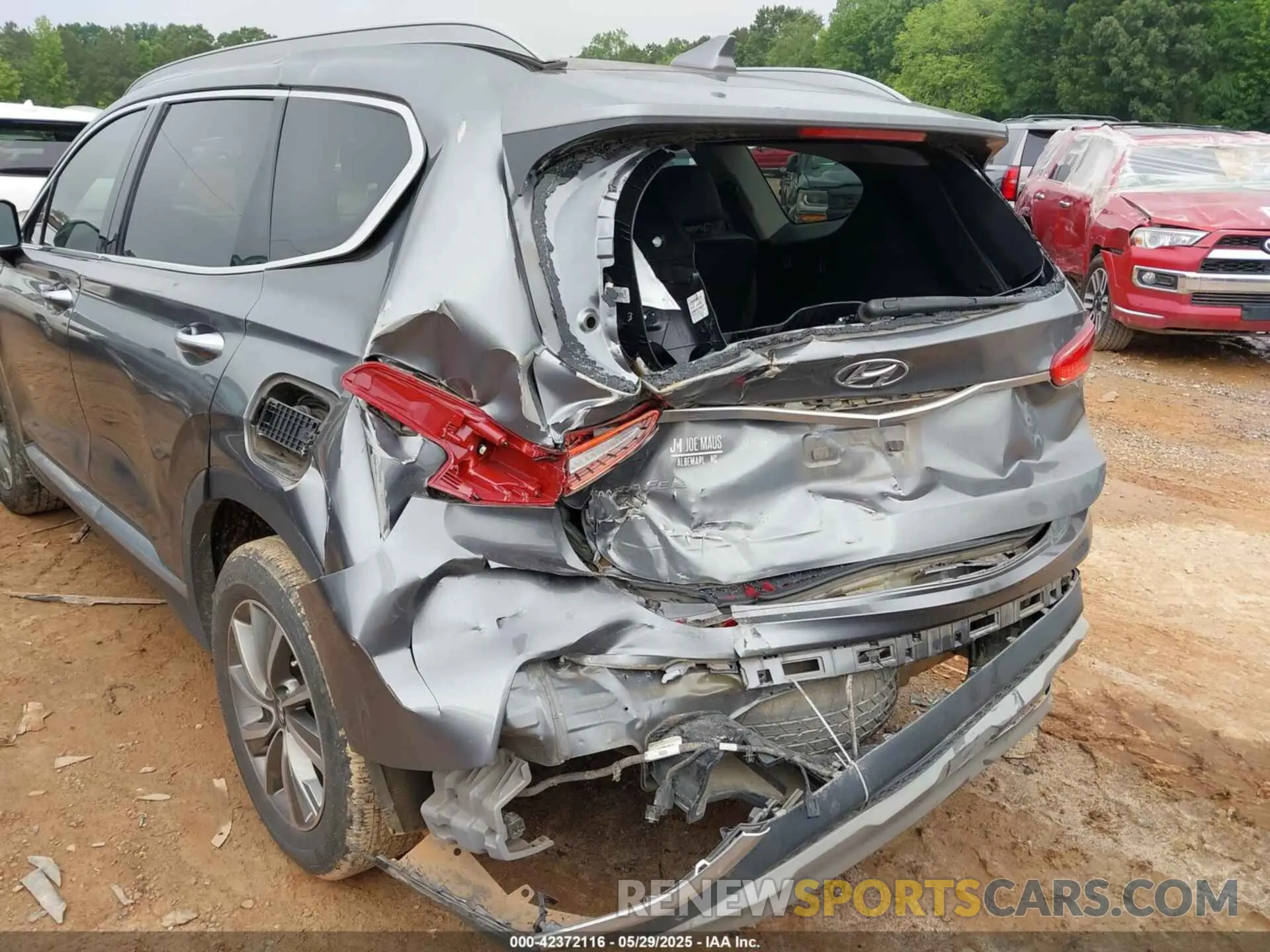 6 fotografías del automóvil dañado 5NMS53AD9KH001597 HYUNDAI SANTA FE 2019