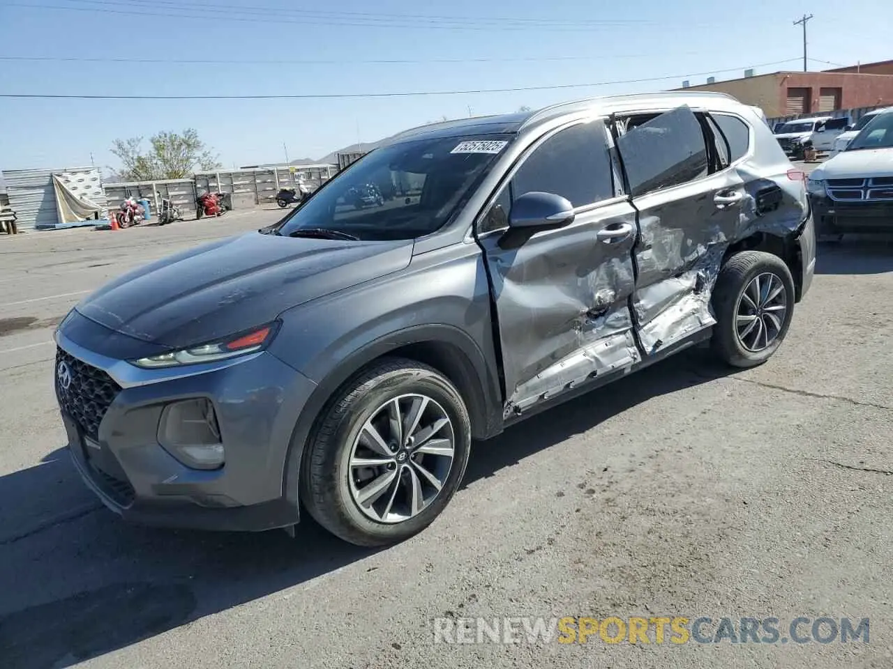 1 fotografías del automóvil dañado 5NMS53AD9KH045664 HYUNDAI SANTA FE 2019