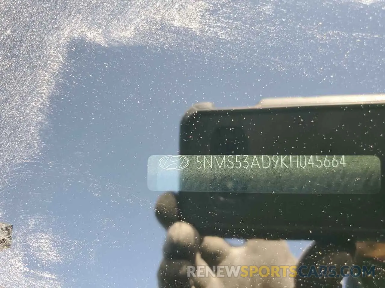 15 fotografías del automóvil dañado 5NMS53AD9KH045664 HYUNDAI SANTA FE 2019