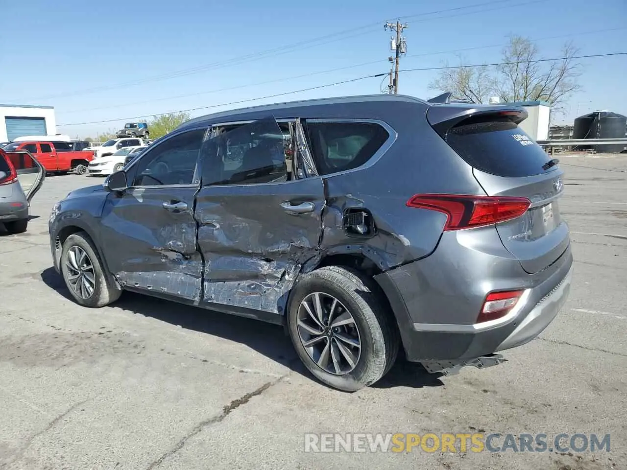 2 fotografías del automóvil dañado 5NMS53AD9KH045664 HYUNDAI SANTA FE 2019