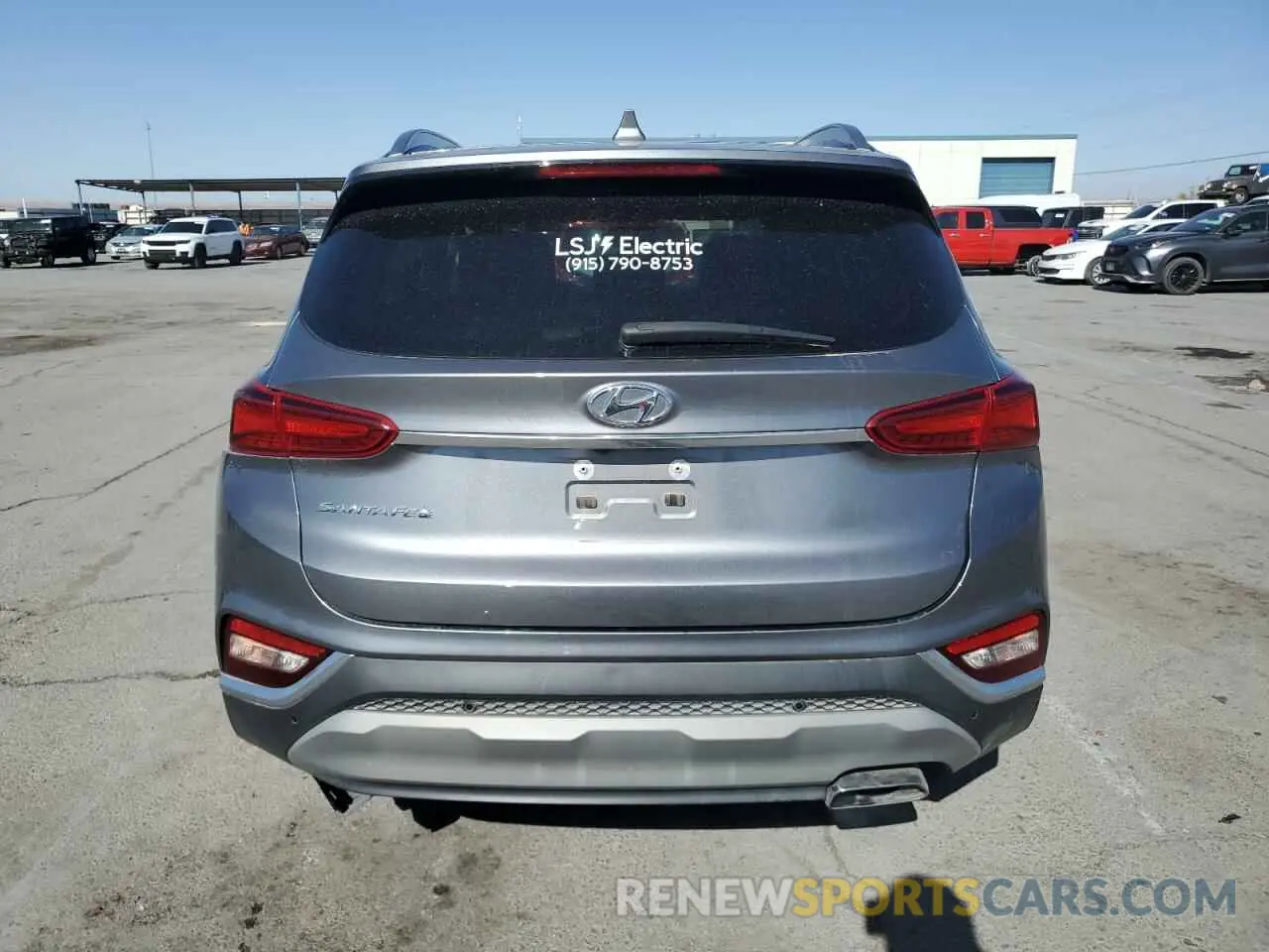 6 fotografías del automóvil dañado 5NMS53AD9KH045664 HYUNDAI SANTA FE 2019