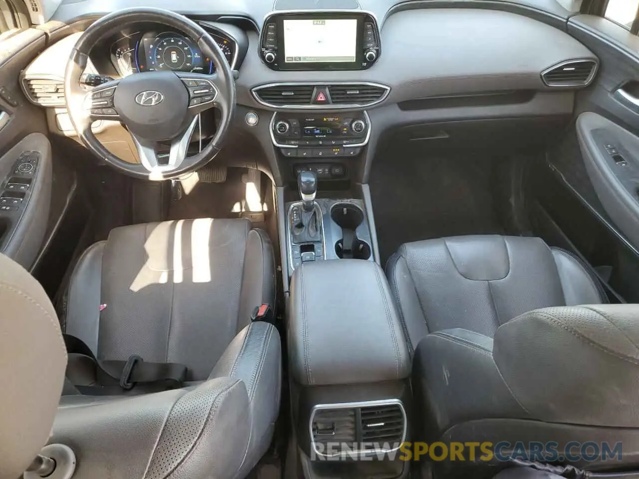 8 fotografías del automóvil dañado 5NMS53AD9KH045664 HYUNDAI SANTA FE 2019