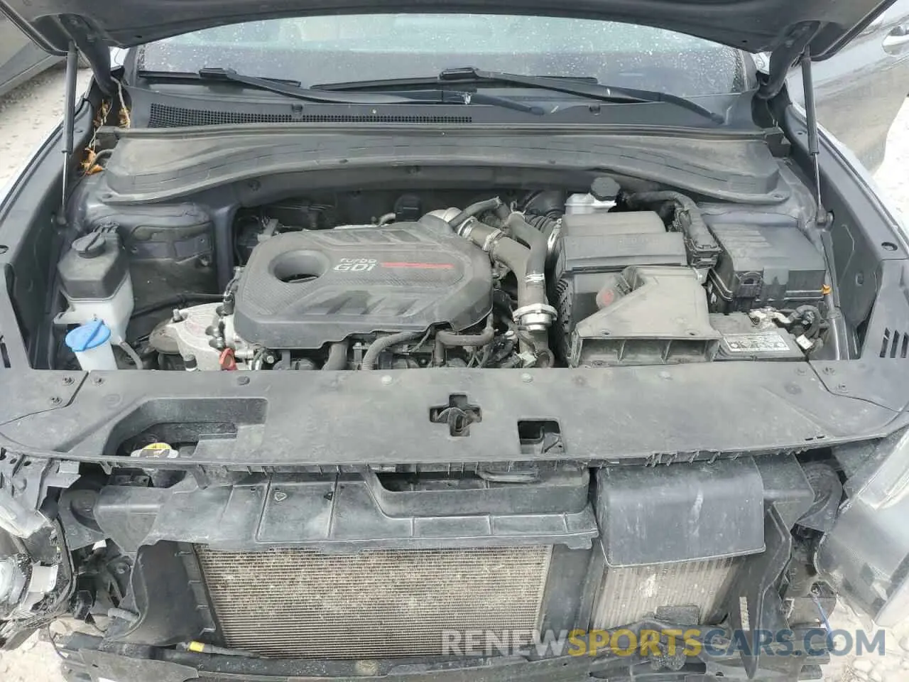 11 fotografías del automóvil dañado 5NMS5CAA0KH018326 HYUNDAI SANTA FE 2019