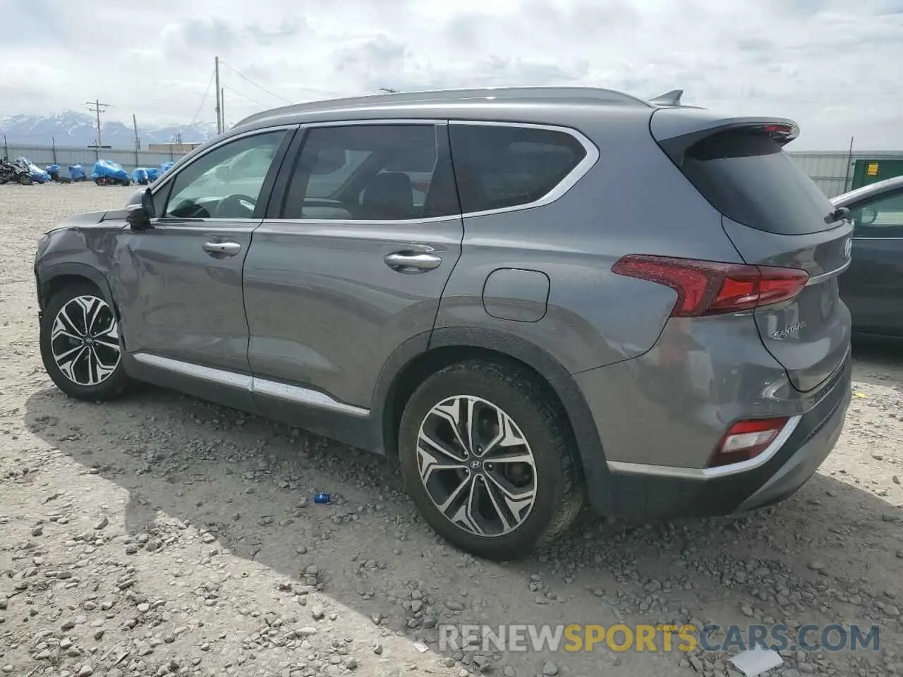 2 fotografías del automóvil dañado 5NMS5CAA0KH018326 HYUNDAI SANTA FE 2019