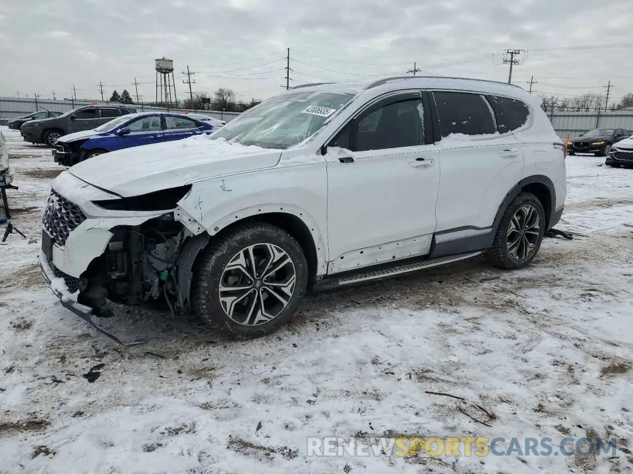 1 fotografías del automóvil dañado 5NMS5CAA0KH085346 HYUNDAI SANTA FE 2019