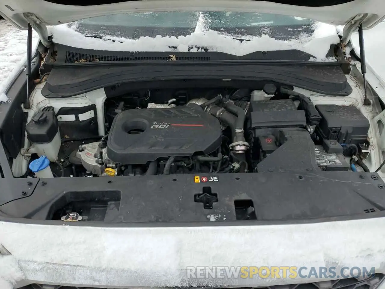 12 fotografías del automóvil dañado 5NMS5CAA0KH085346 HYUNDAI SANTA FE 2019
