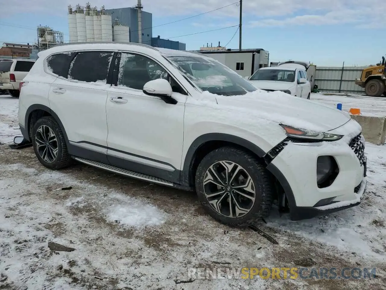 4 fotografías del automóvil dañado 5NMS5CAA0KH085346 HYUNDAI SANTA FE 2019