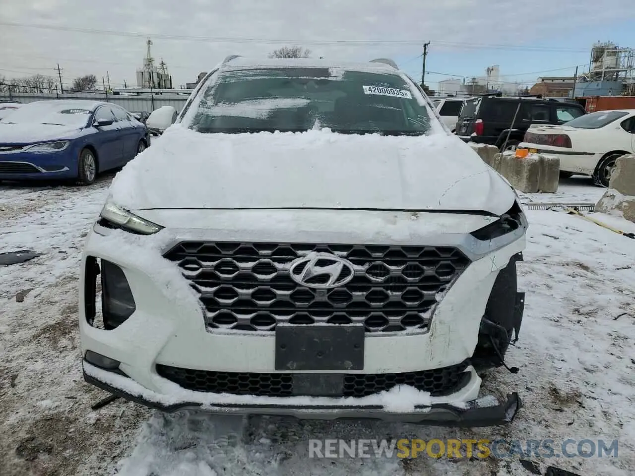 5 fotografías del automóvil dañado 5NMS5CAA0KH085346 HYUNDAI SANTA FE 2019
