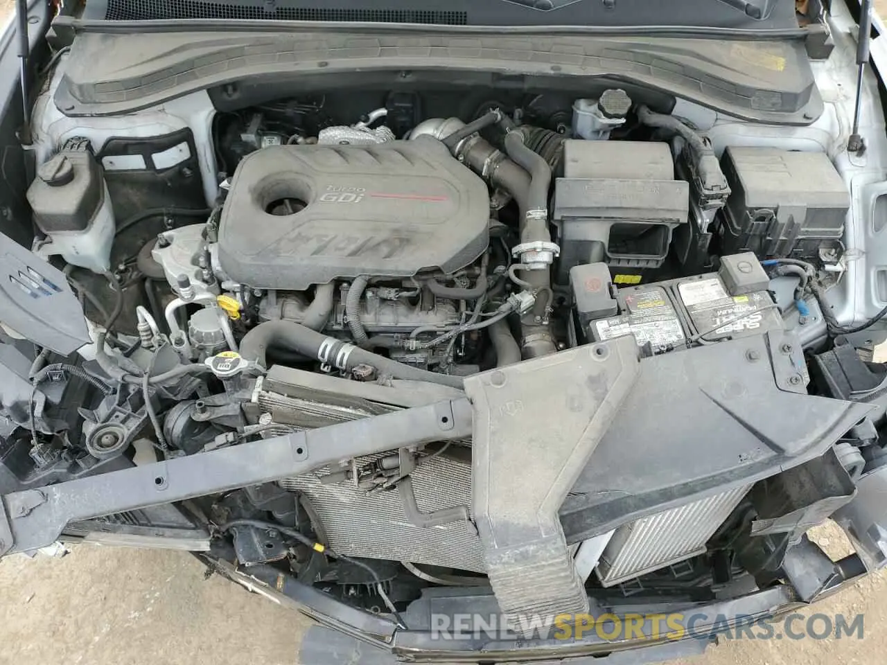 12 fotografías del automóvil dañado 5NMS5CAA1KH083346 HYUNDAI SANTA FE 2019