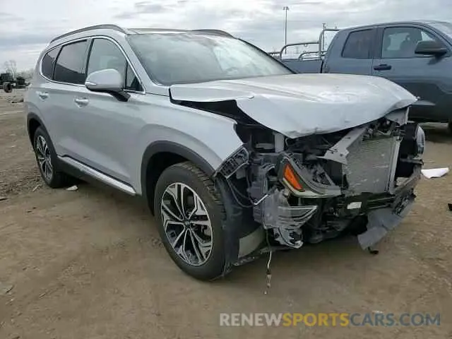 14 fotografías del automóvil dañado 5NMS5CAA1KH083346 HYUNDAI SANTA FE 2019