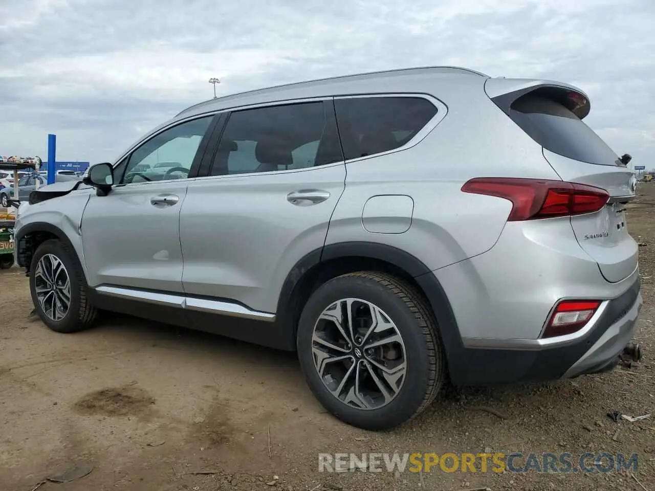 2 fotografías del automóvil dañado 5NMS5CAA1KH083346 HYUNDAI SANTA FE 2019