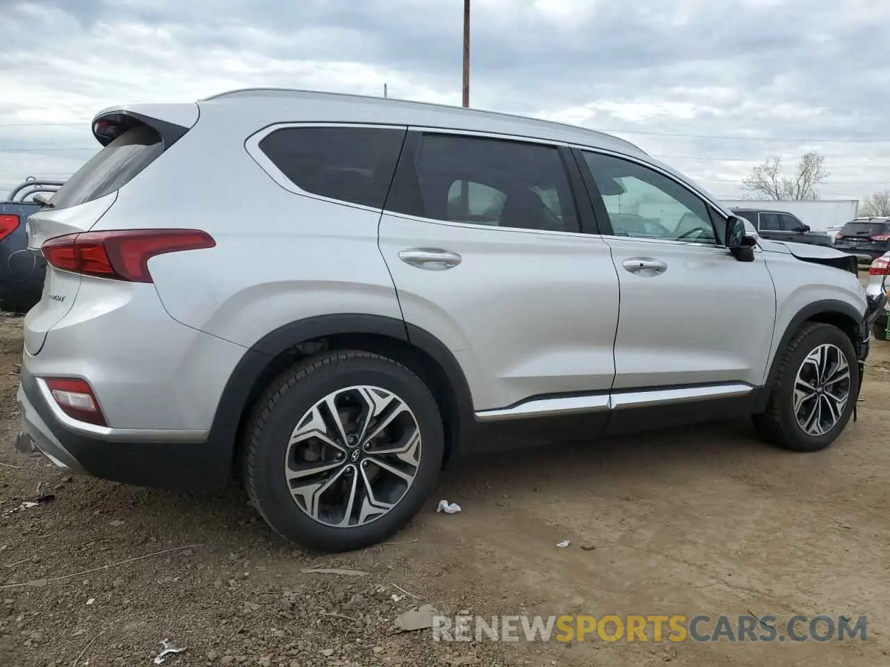3 fotografías del automóvil dañado 5NMS5CAA1KH083346 HYUNDAI SANTA FE 2019