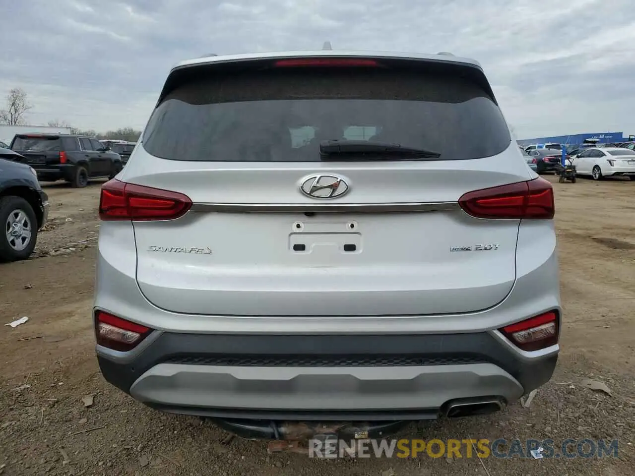 6 fotografías del automóvil dañado 5NMS5CAA1KH083346 HYUNDAI SANTA FE 2019