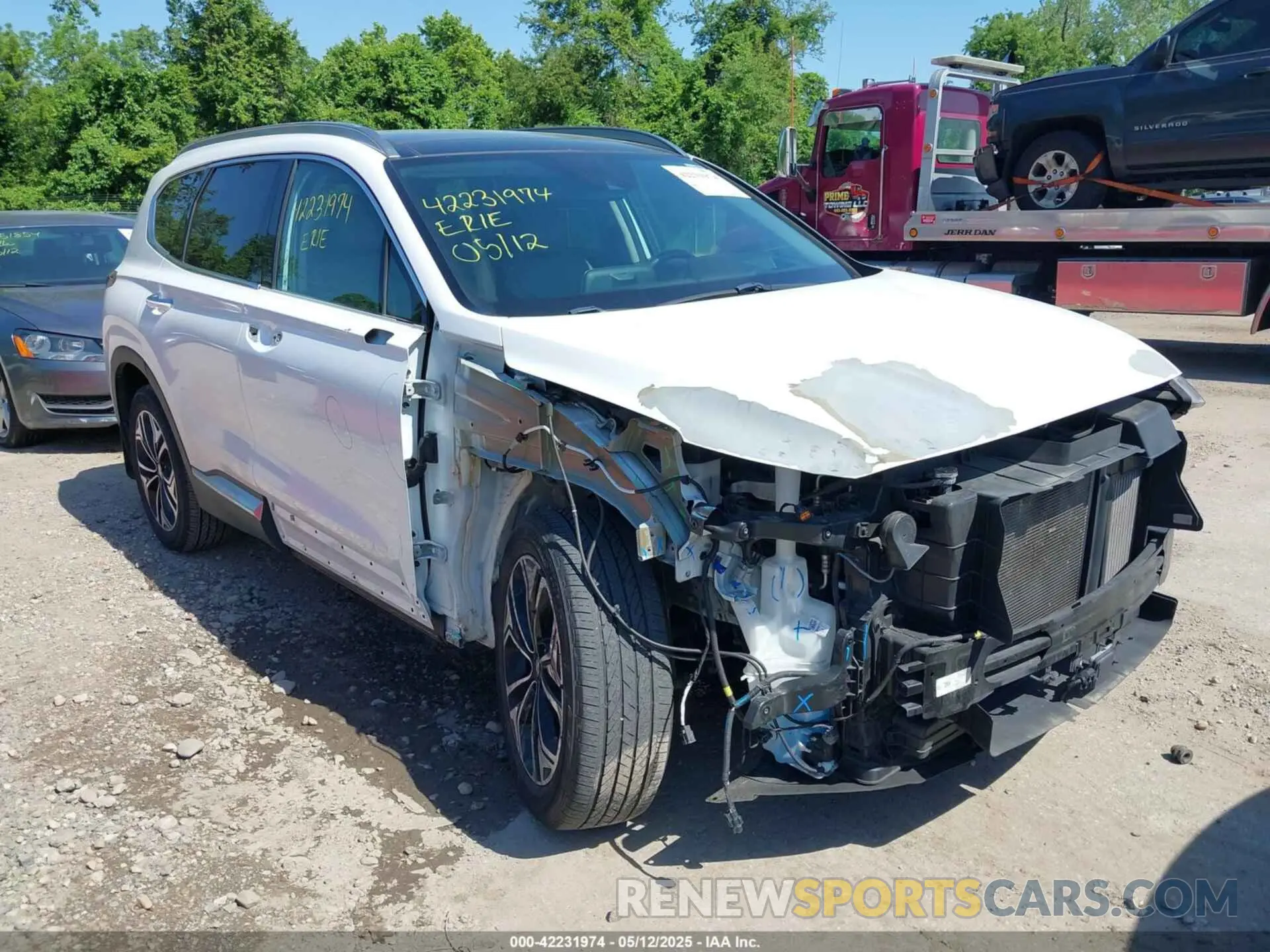 18 fotografías del automóvil dañado 5NMS5CAA1KH092631 HYUNDAI SANTA FE 2019