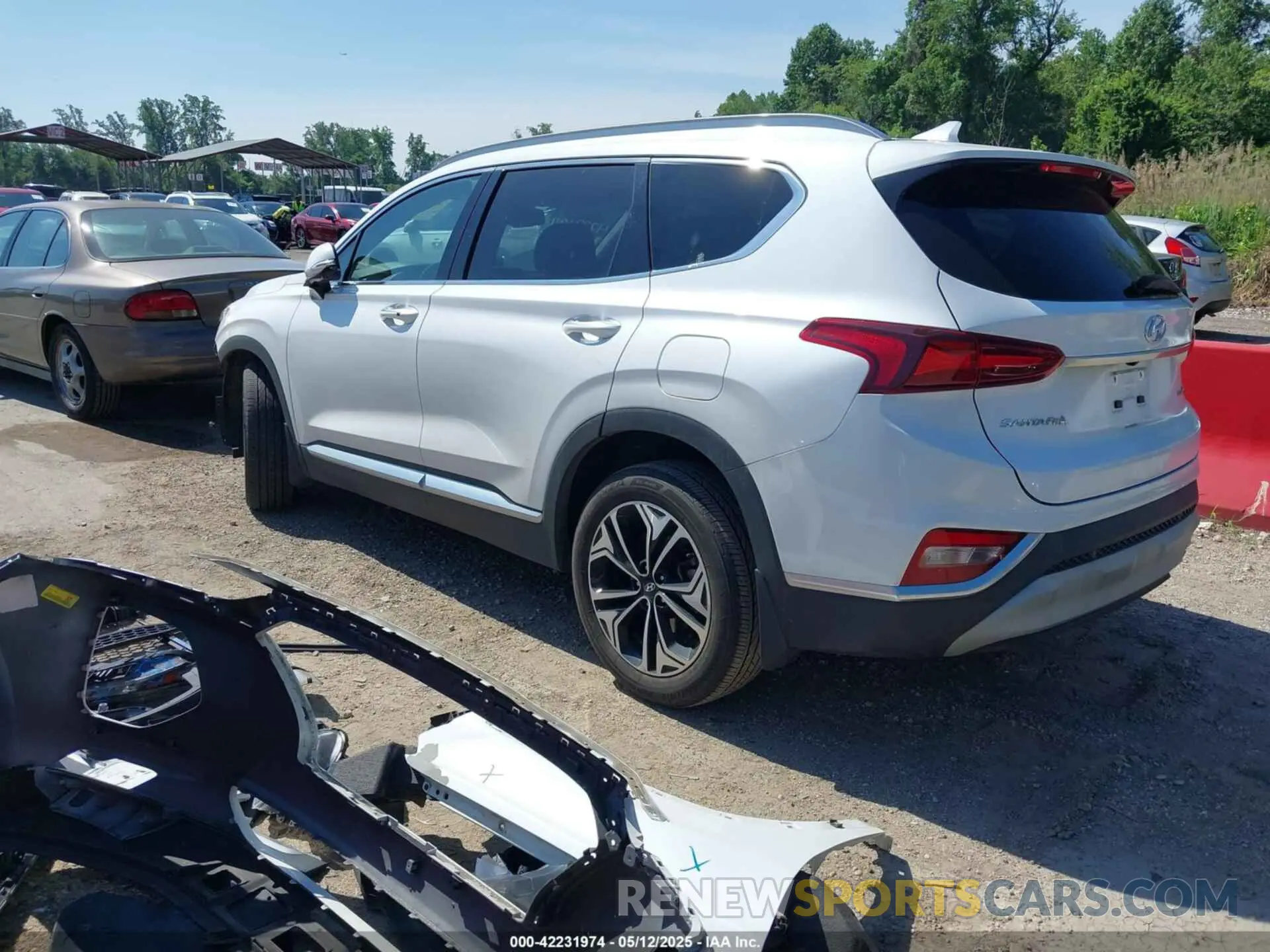 3 fotografías del automóvil dañado 5NMS5CAA1KH092631 HYUNDAI SANTA FE 2019