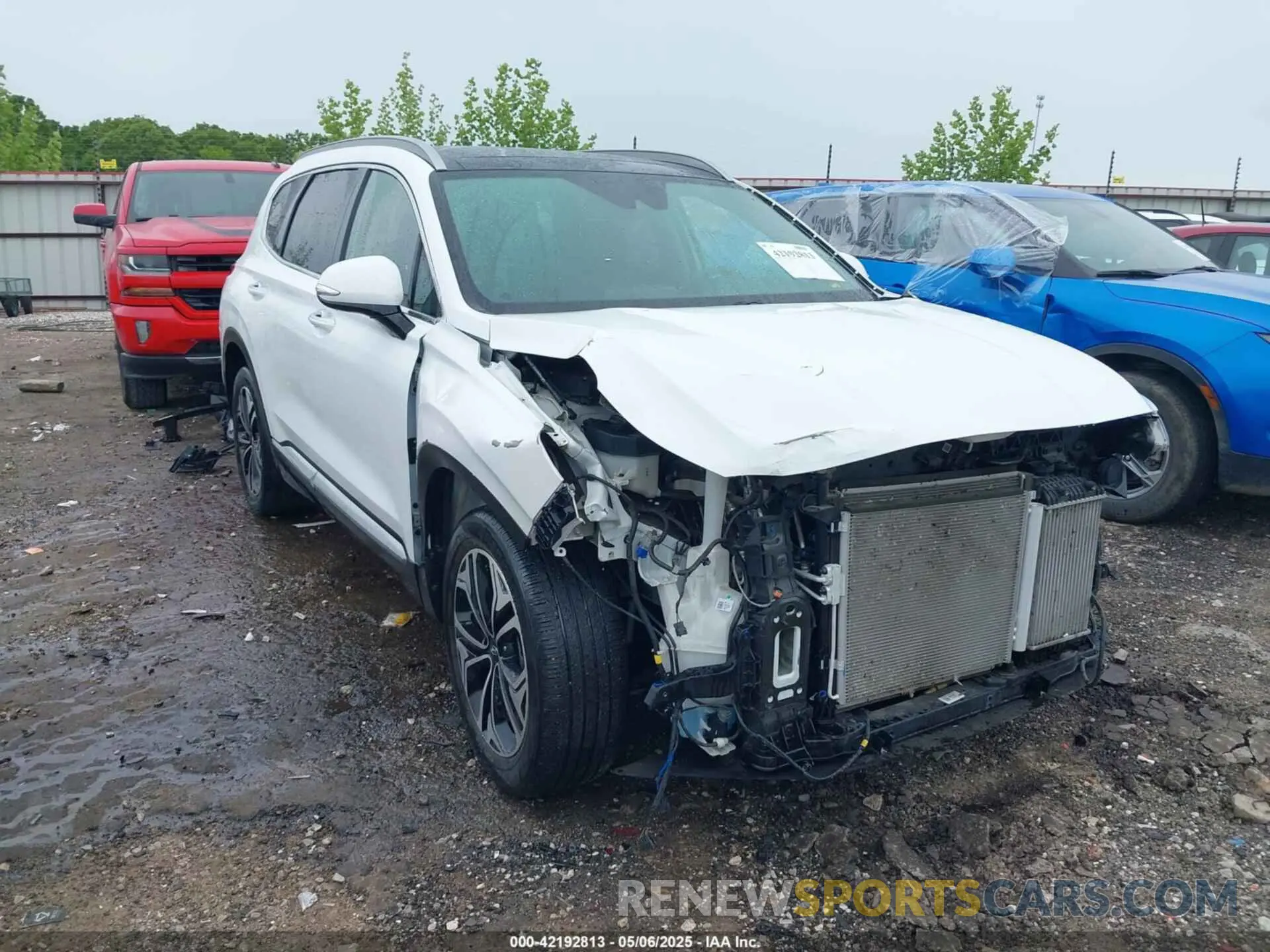 1 fotografías del automóvil dañado 5NMS5CAA4KH040376 HYUNDAI SANTA FE 2019