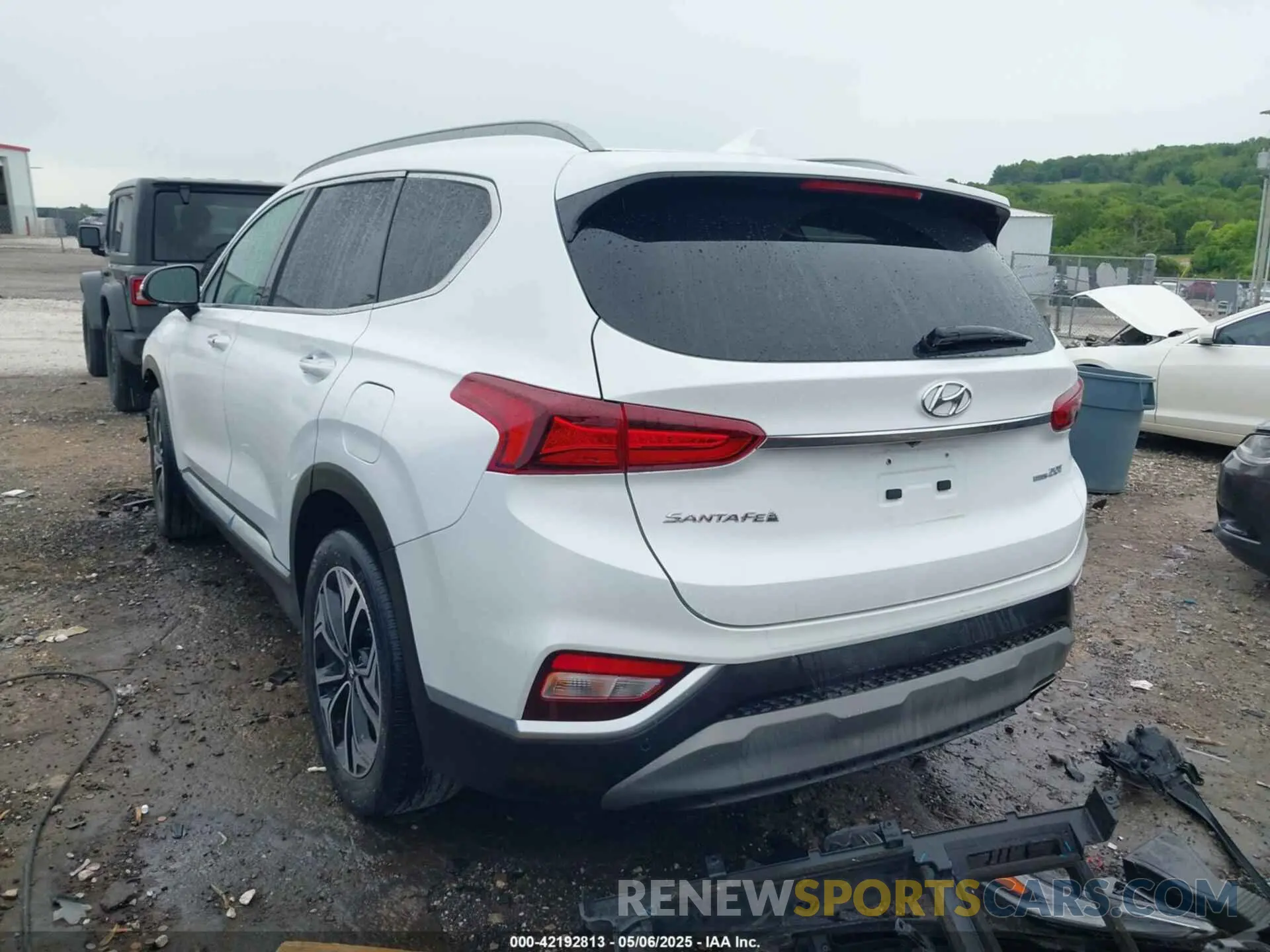3 fotografías del automóvil dañado 5NMS5CAA4KH040376 HYUNDAI SANTA FE 2019