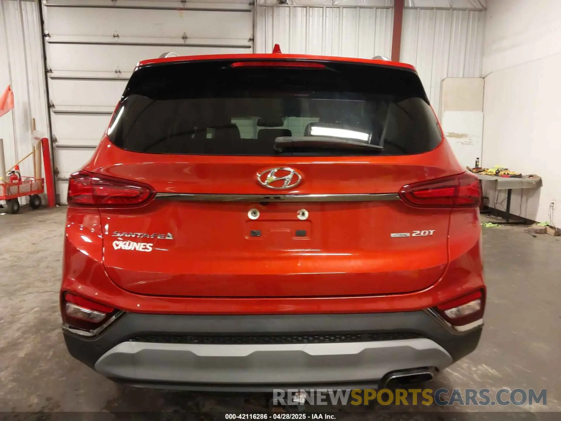 16 fotografías del automóvil dañado 5NMS5CAA4KH067125 HYUNDAI SANTA FE 2019
