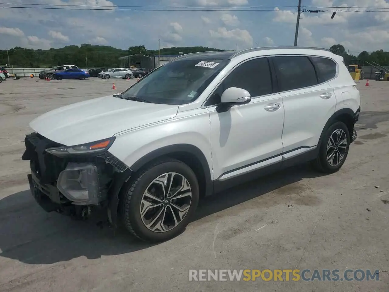 1 fotografías del automóvil dañado 5NMS5CAA6KH031484 HYUNDAI SANTA FE 2019