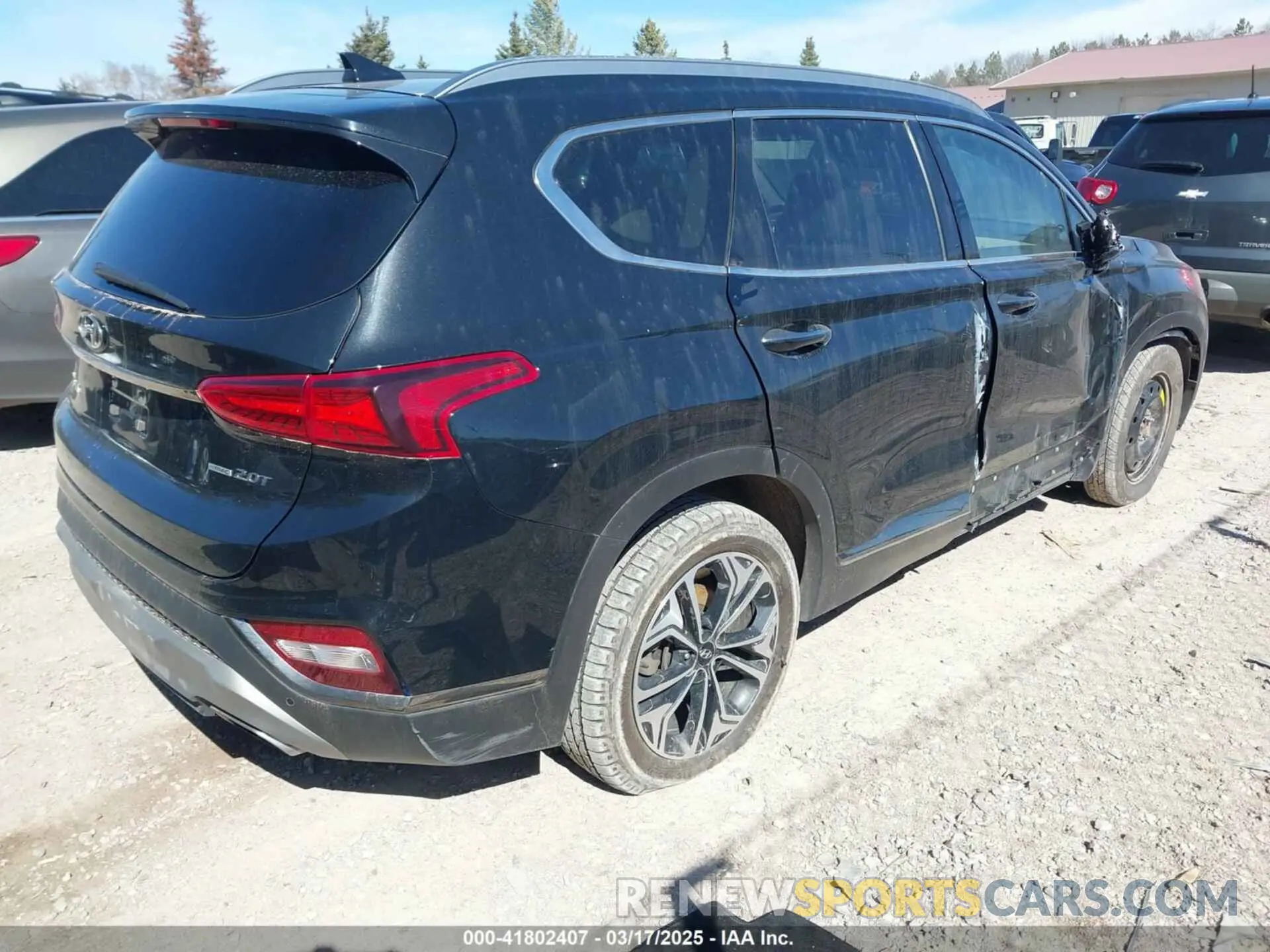 4 fotografías del automóvil dañado 5NMS5CAA6KH075047 HYUNDAI SANTA FE 2019