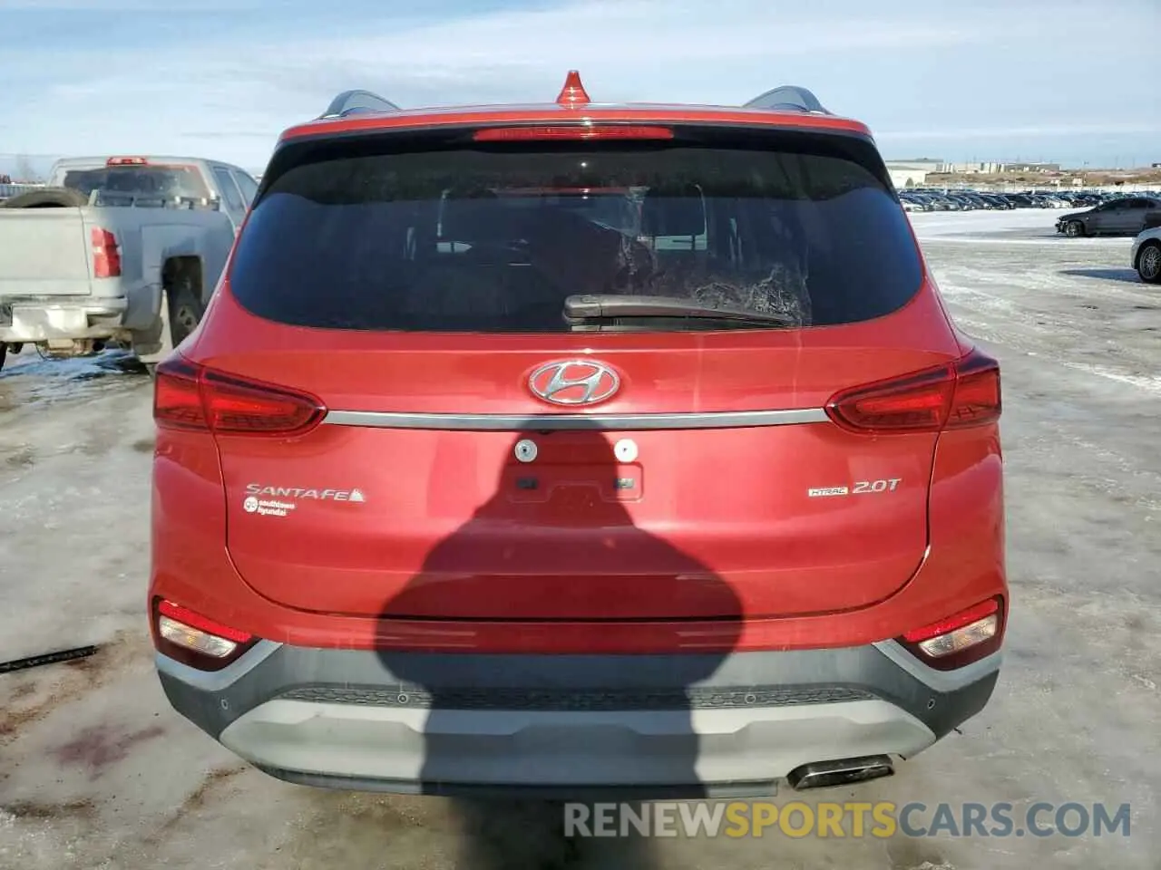 6 fotografías del automóvil dañado 5NMS5CAA8KH063336 HYUNDAI SANTA FE 2019
