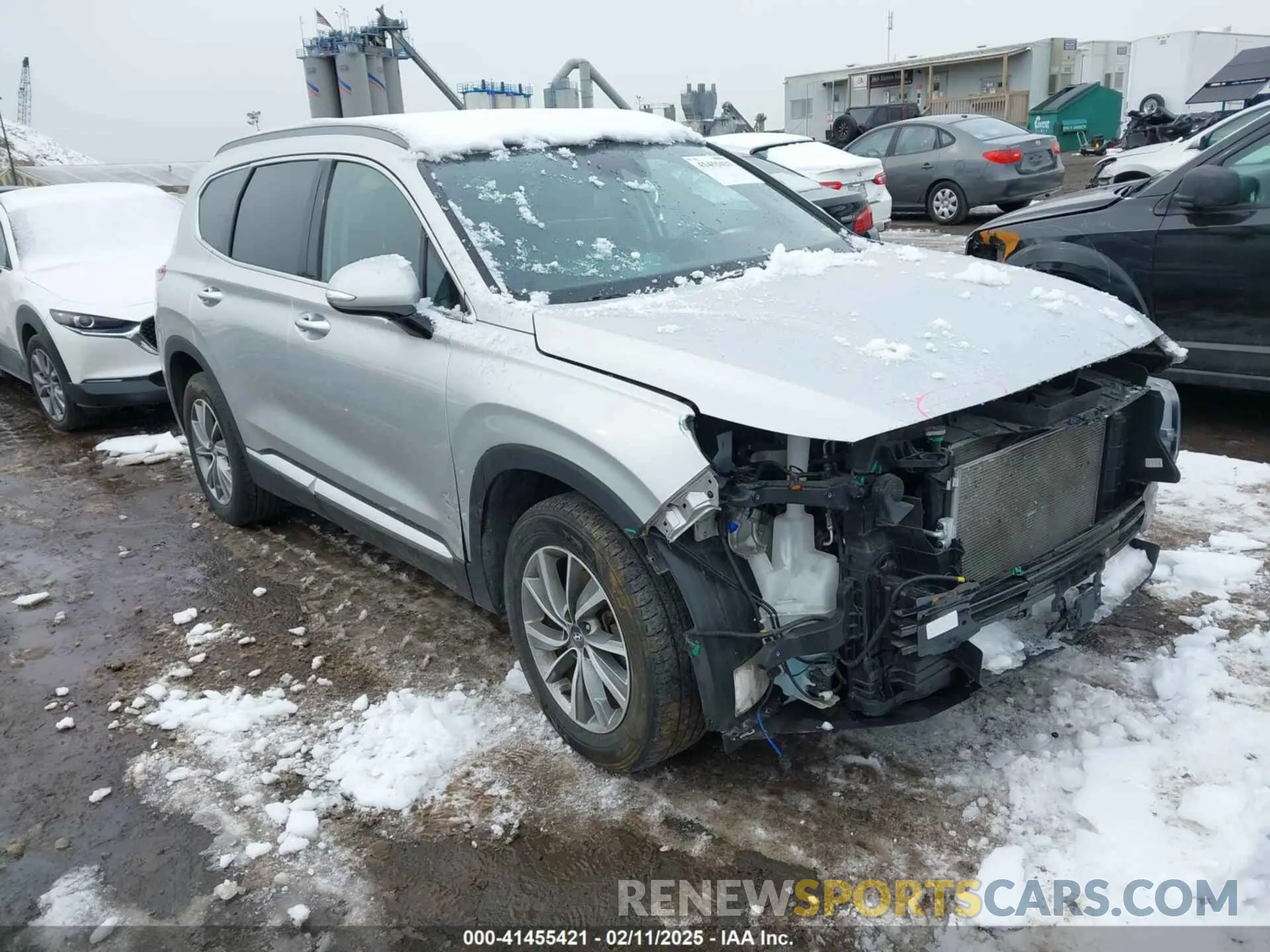 1 fotografías del automóvil dañado 5NMS5CAD1KH000394 HYUNDAI SANTA FE 2019