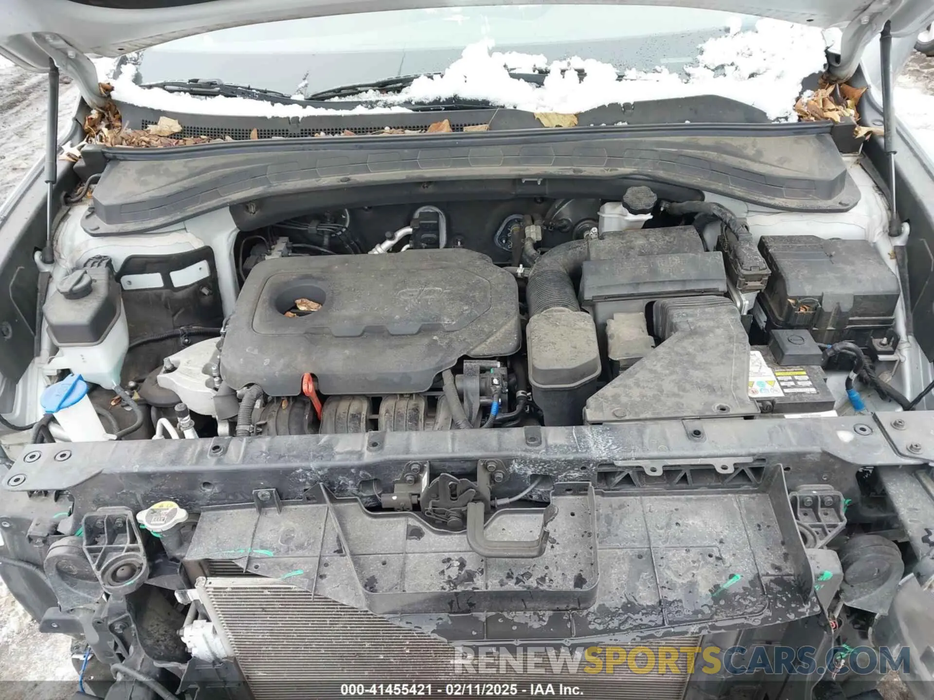 10 fotografías del automóvil dañado 5NMS5CAD1KH000394 HYUNDAI SANTA FE 2019