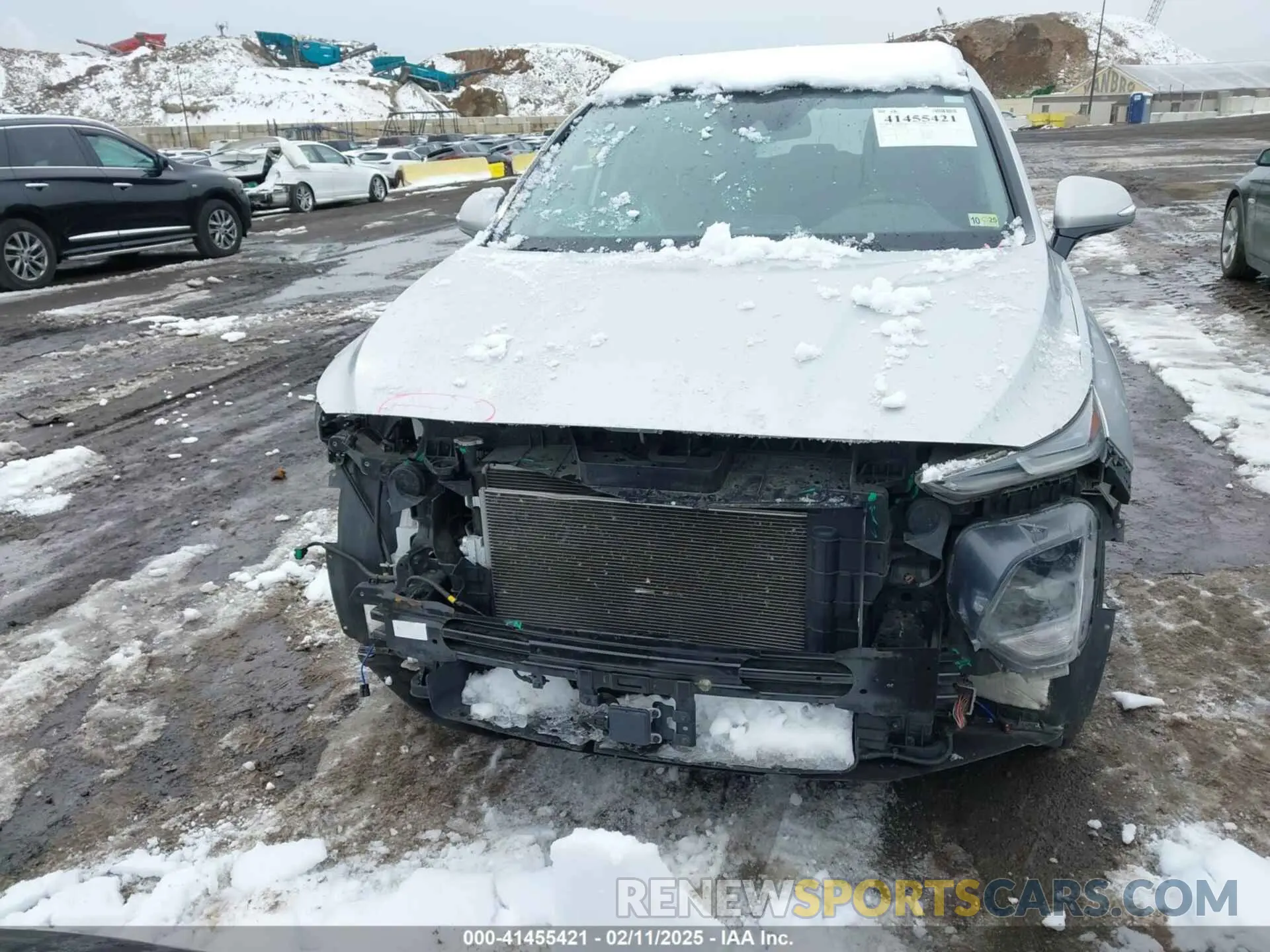 12 fotografías del automóvil dañado 5NMS5CAD1KH000394 HYUNDAI SANTA FE 2019