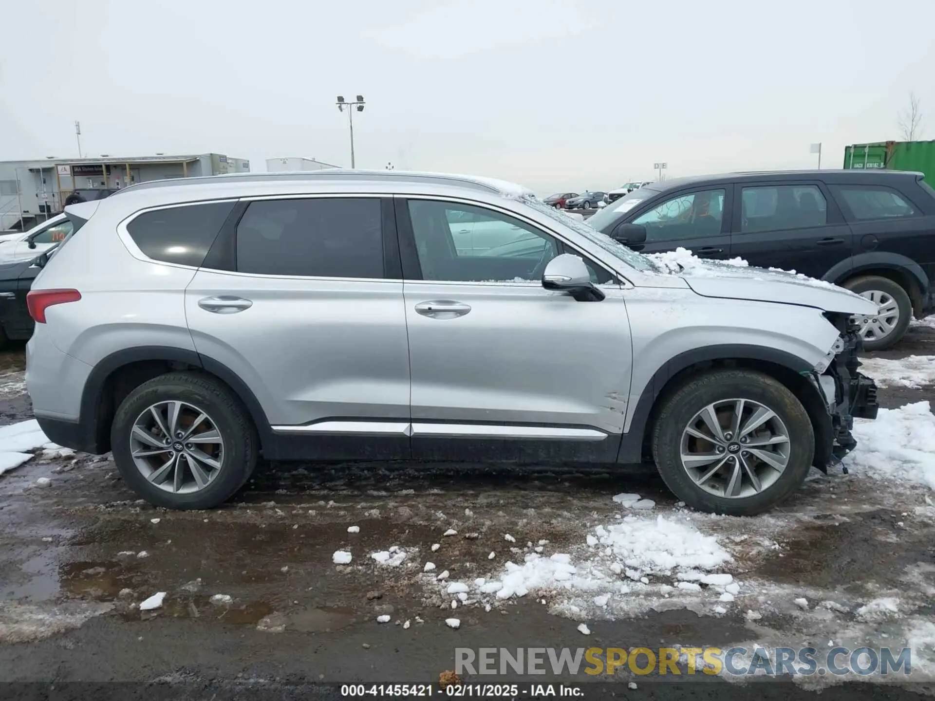 13 fotografías del automóvil dañado 5NMS5CAD1KH000394 HYUNDAI SANTA FE 2019