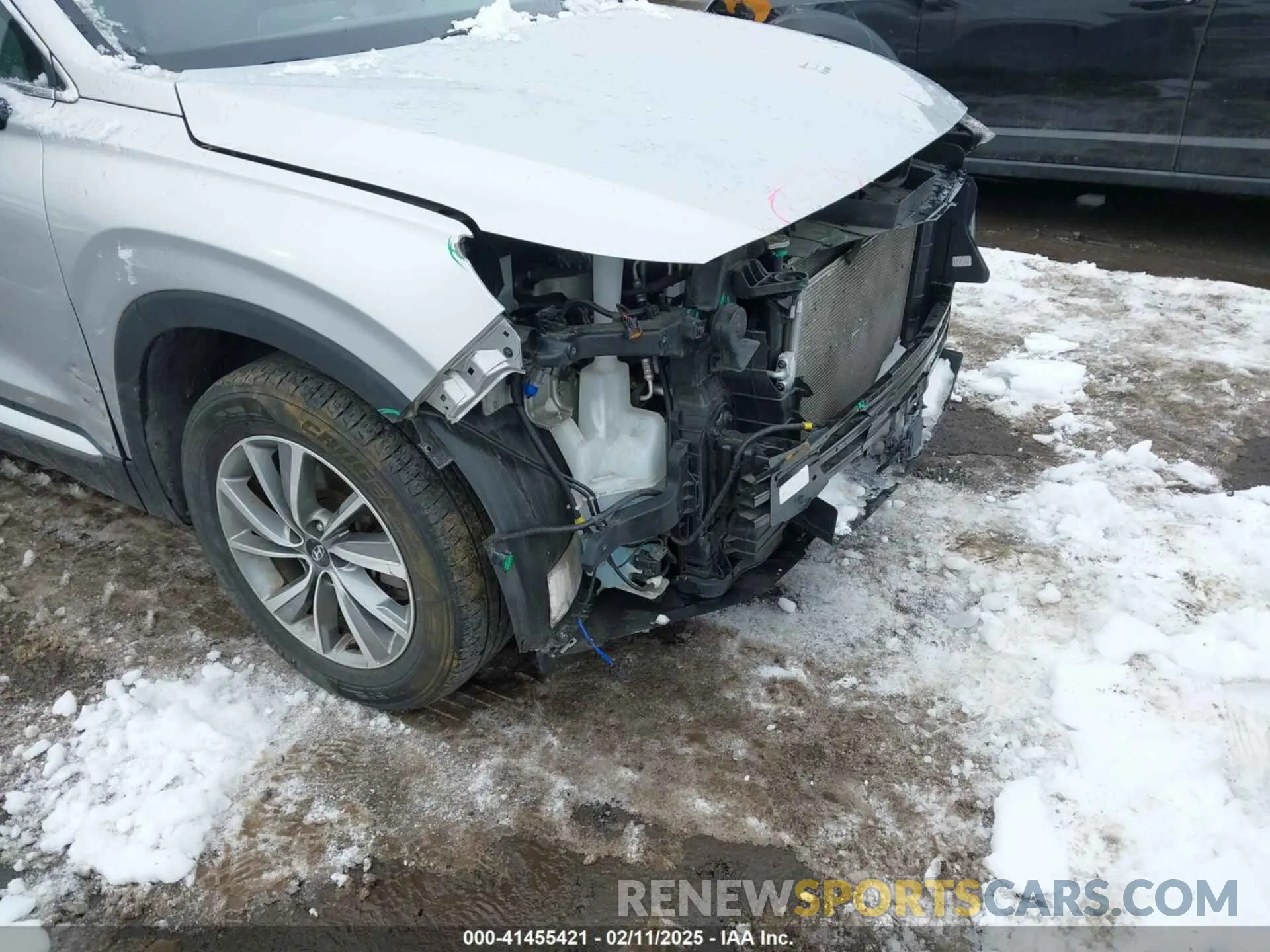 17 fotografías del automóvil dañado 5NMS5CAD1KH000394 HYUNDAI SANTA FE 2019
