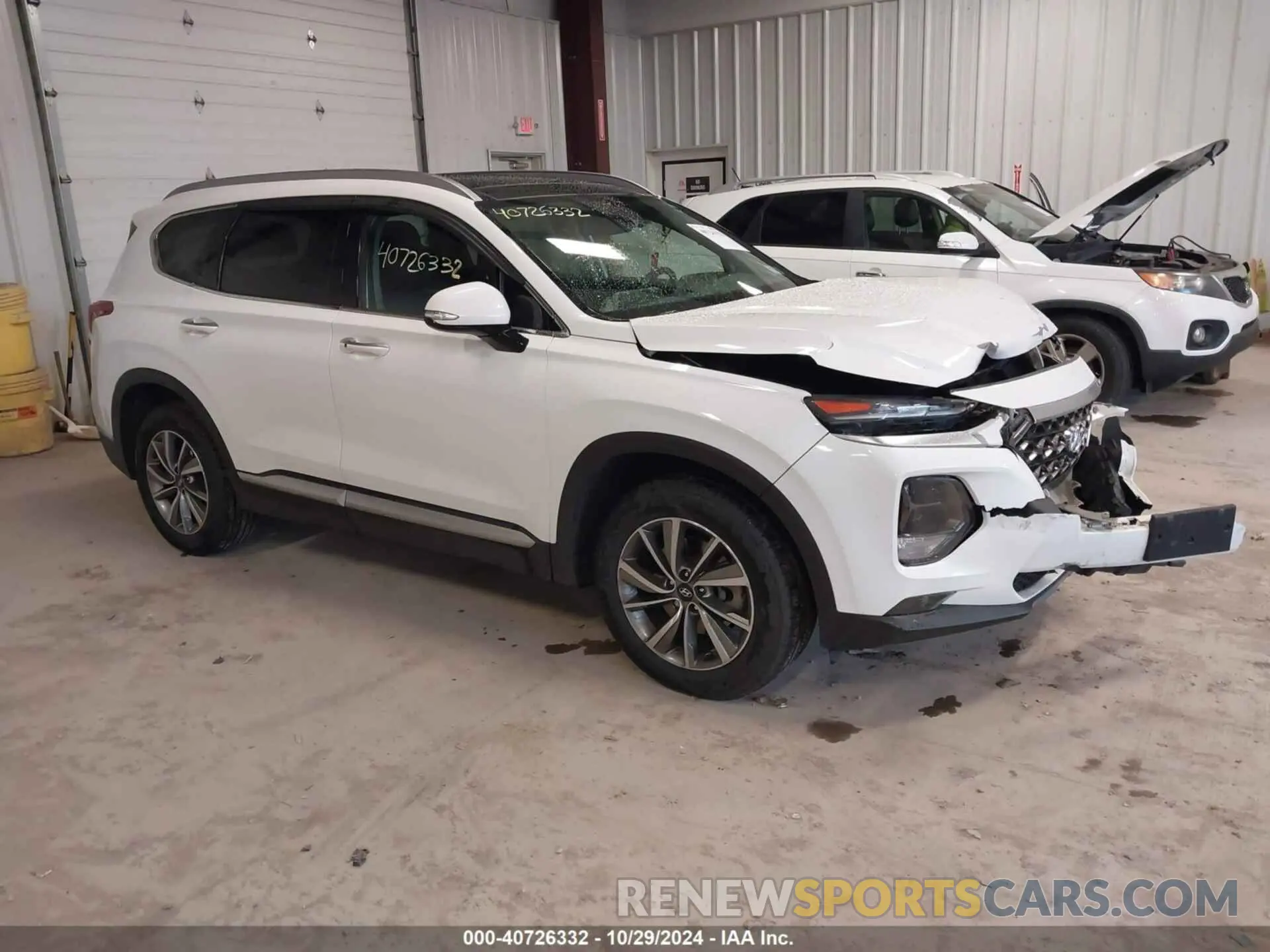 1 fotografías del automóvil dañado 5NMS5CAD2KH021934 HYUNDAI SANTA FE 2019