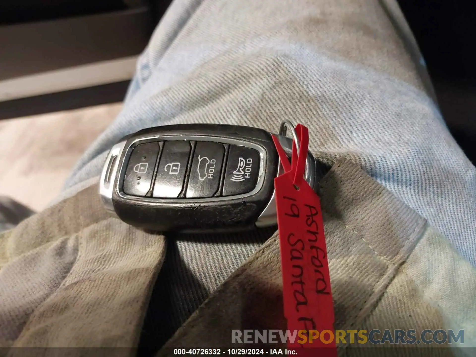 11 fotografías del automóvil dañado 5NMS5CAD2KH021934 HYUNDAI SANTA FE 2019