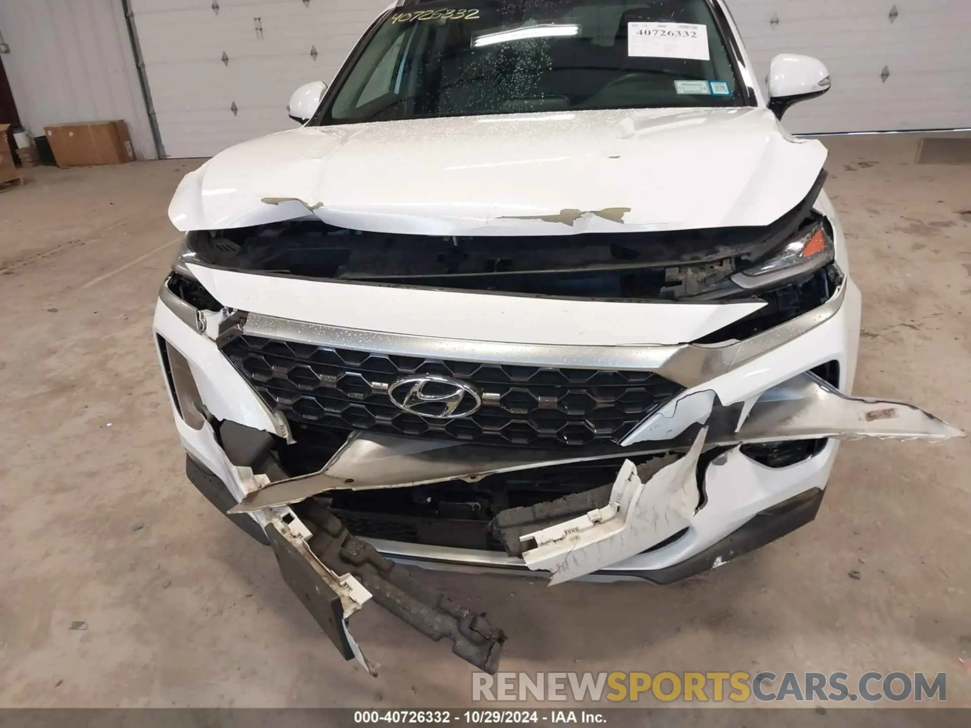 6 fotografías del automóvil dañado 5NMS5CAD2KH021934 HYUNDAI SANTA FE 2019