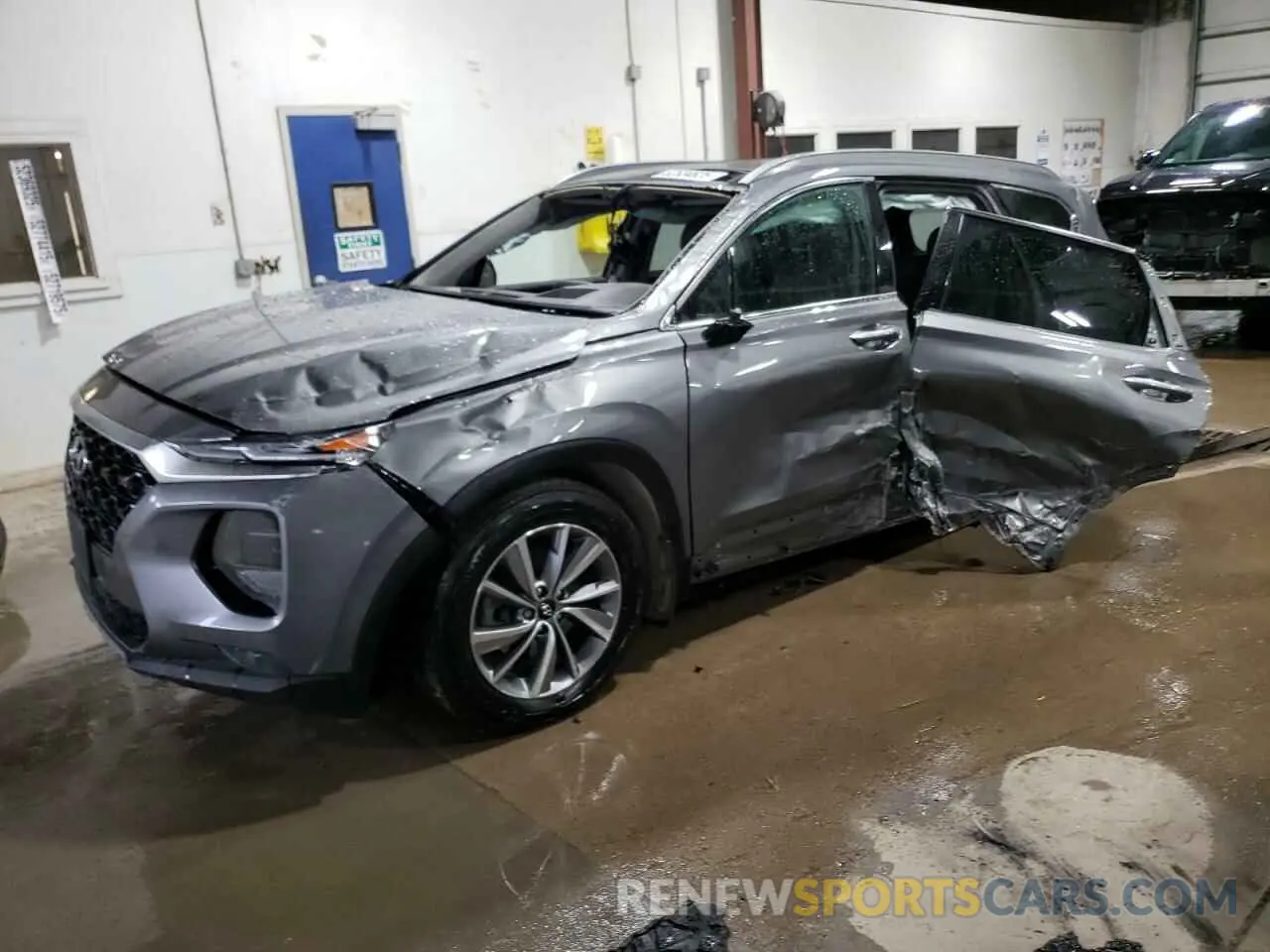 1 fotografías del automóvil dañado 5NMS5CAD2KH135223 HYUNDAI SANTA FE 2019