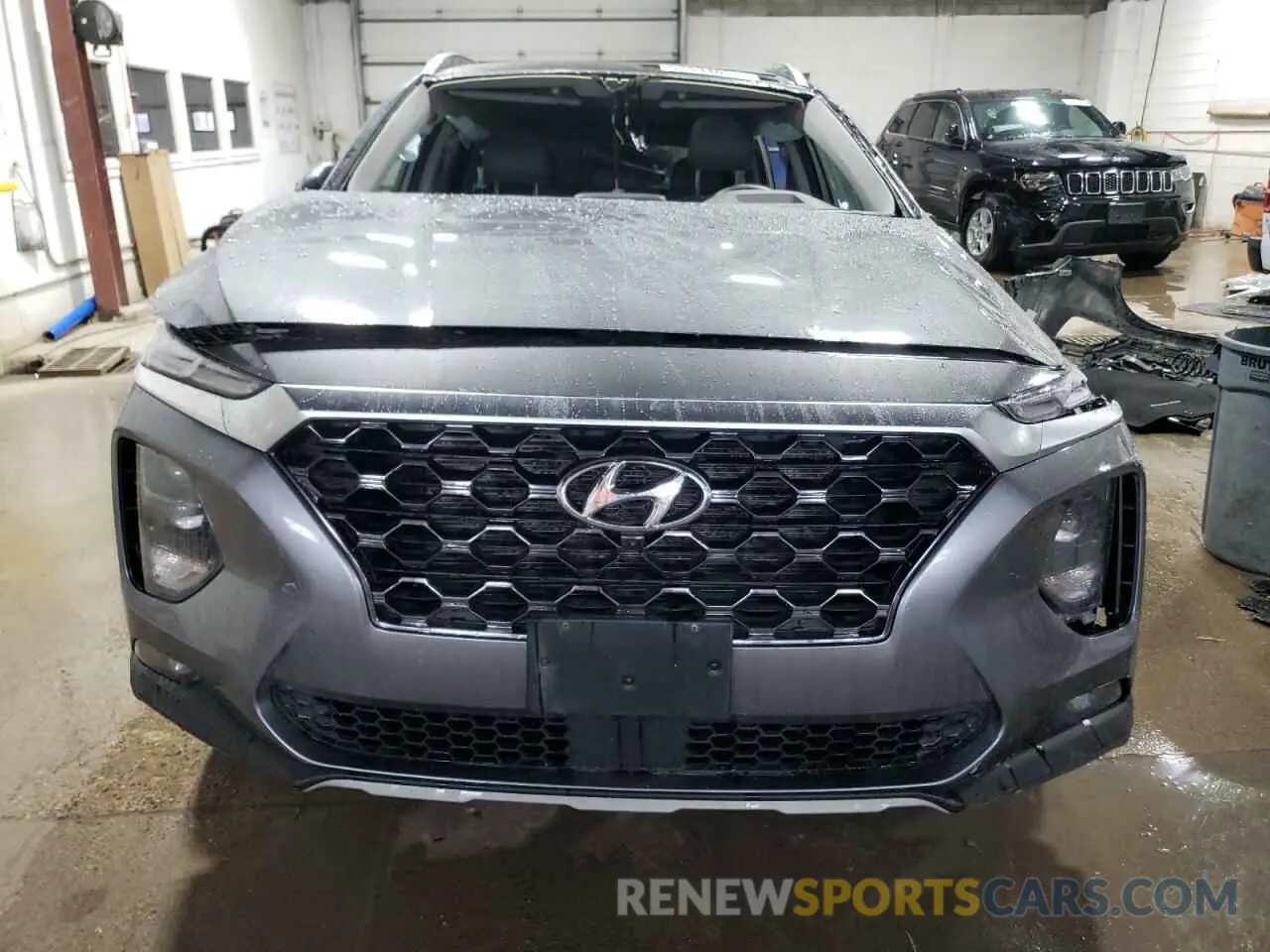 5 fotografías del automóvil dañado 5NMS5CAD2KH135223 HYUNDAI SANTA FE 2019