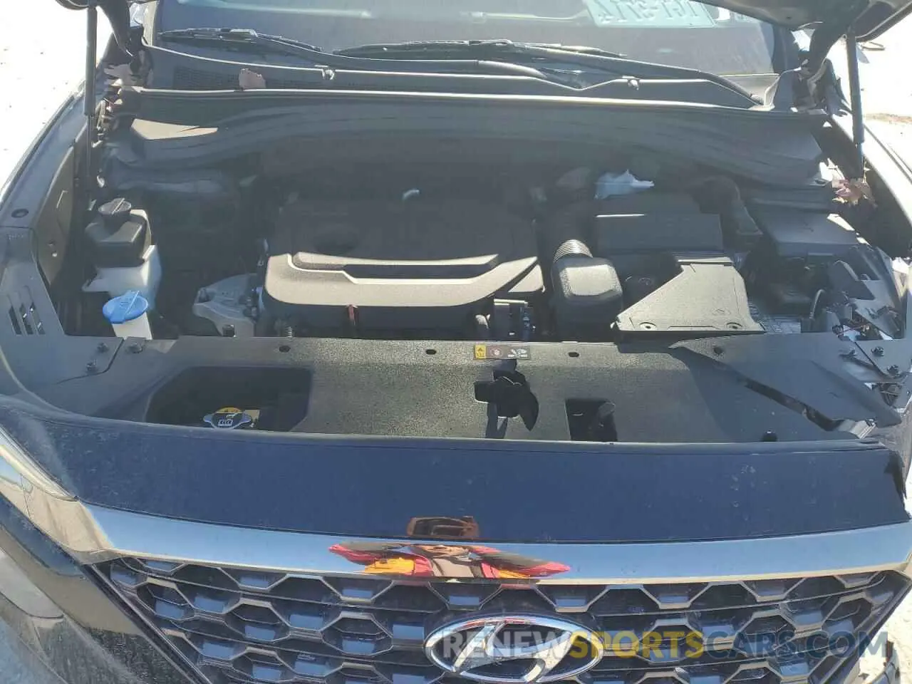 14 fotografías del automóvil dañado 5NMS5CAD3KH068714 HYUNDAI SANTA FE 2019