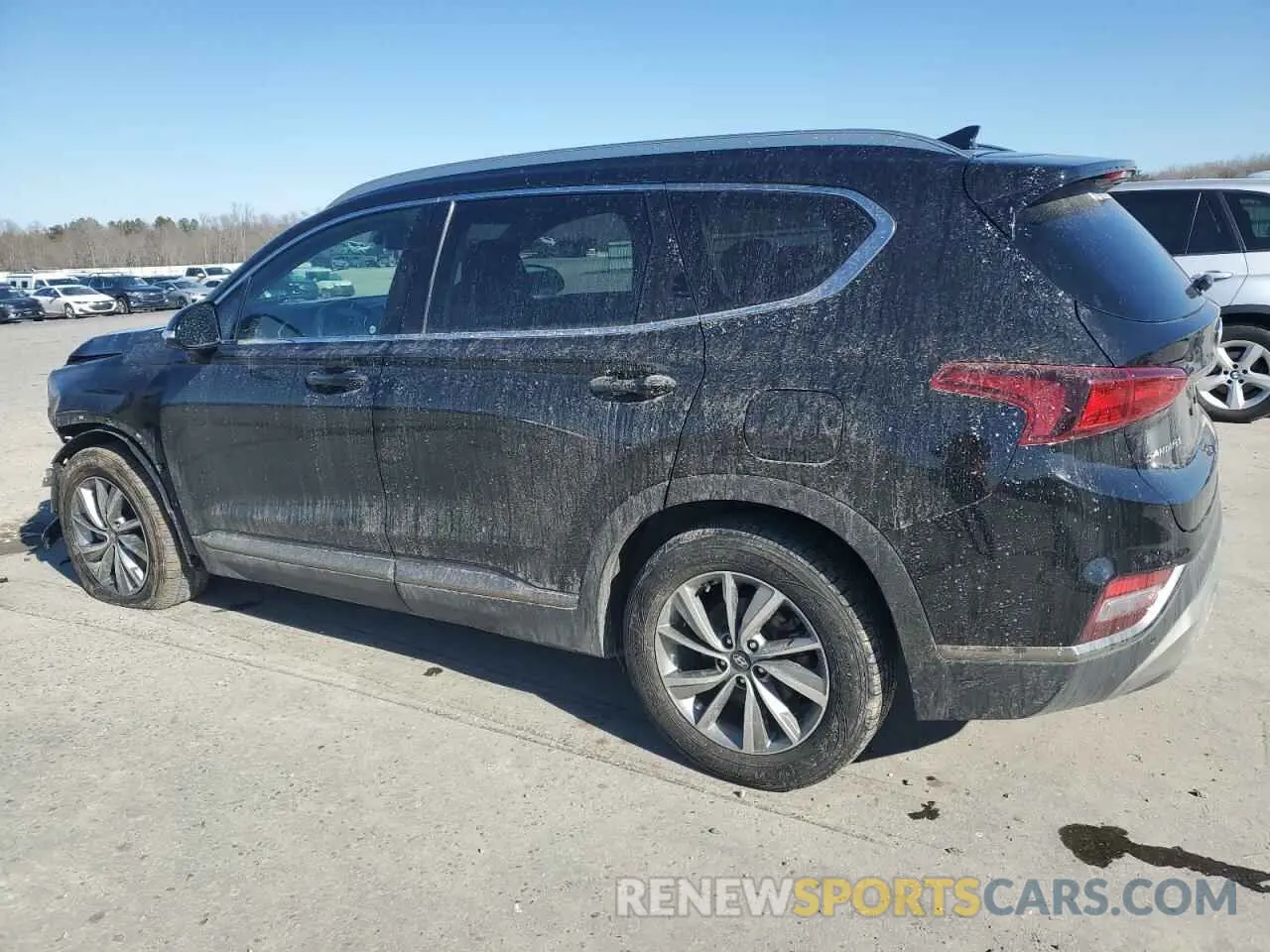 2 fotografías del automóvil dañado 5NMS5CAD3KH068714 HYUNDAI SANTA FE 2019