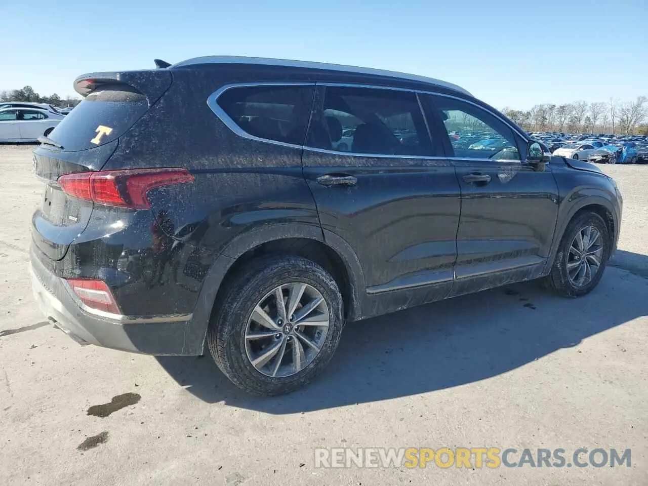 3 fotografías del automóvil dañado 5NMS5CAD3KH068714 HYUNDAI SANTA FE 2019
