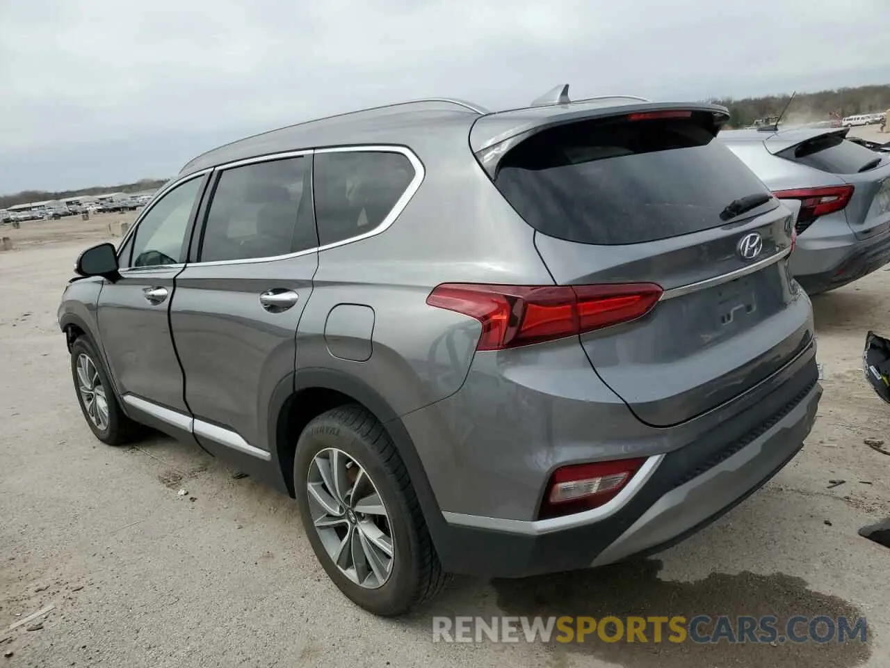 2 fotografías del automóvil dañado 5NMS5CAD6KH068948 HYUNDAI SANTA FE 2019